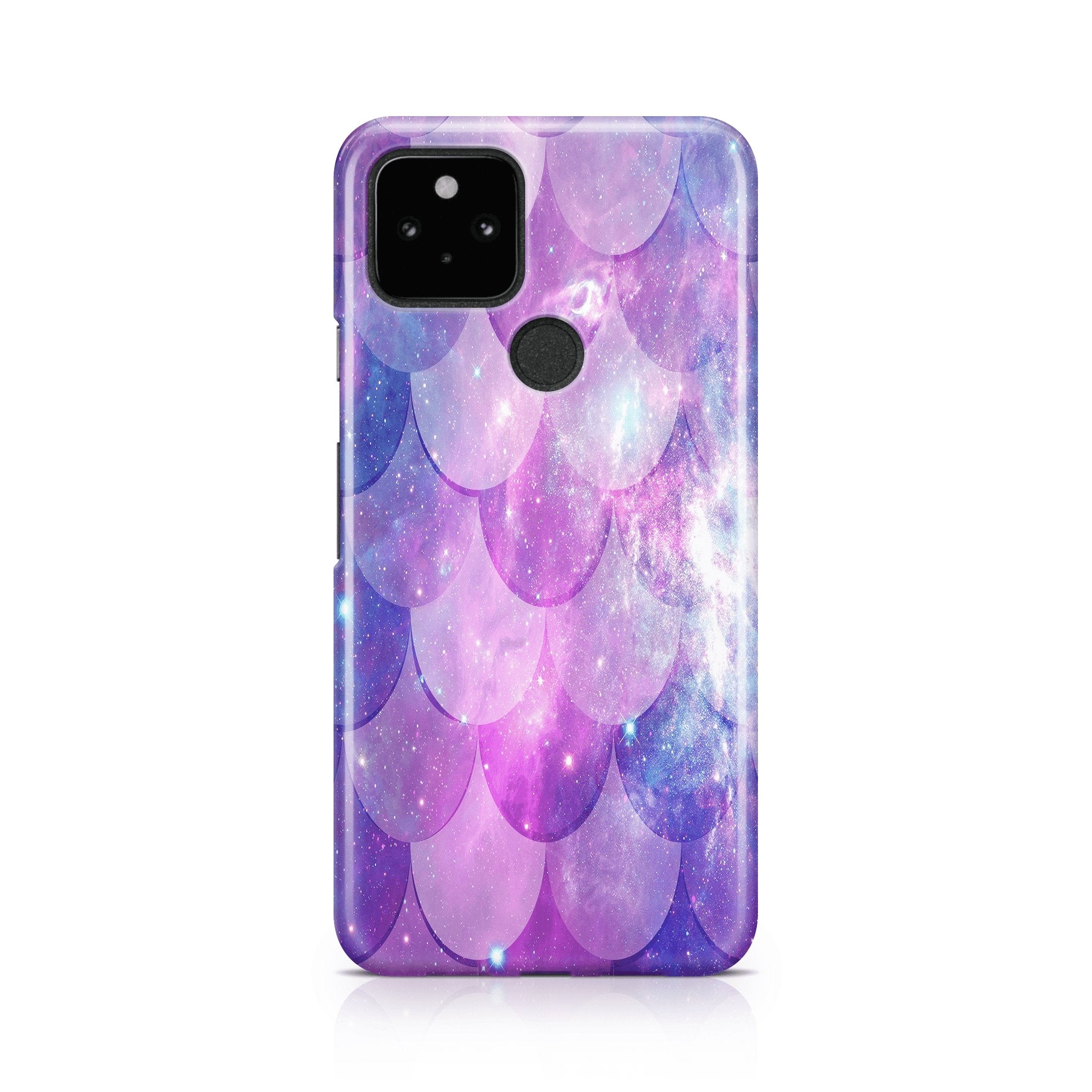 Purple Space Mermaid Scale - Google phone case designs by CaseSwagger
