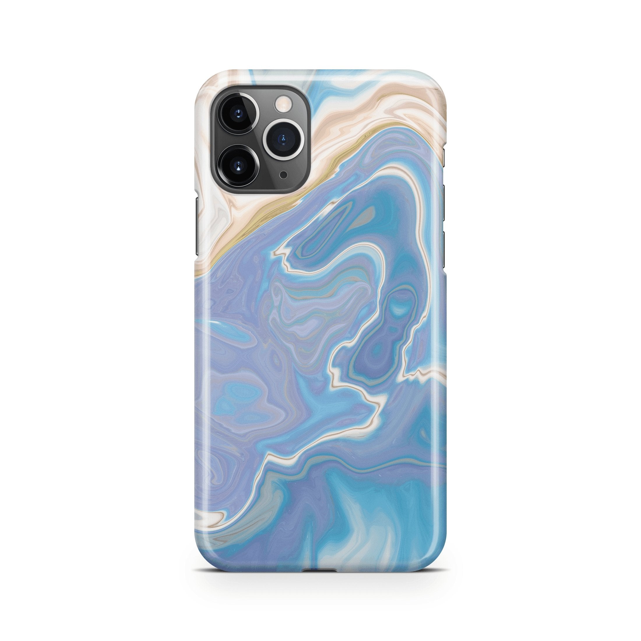 Purple Turquoise Agate - iPhone phone case designs by CaseSwagger
