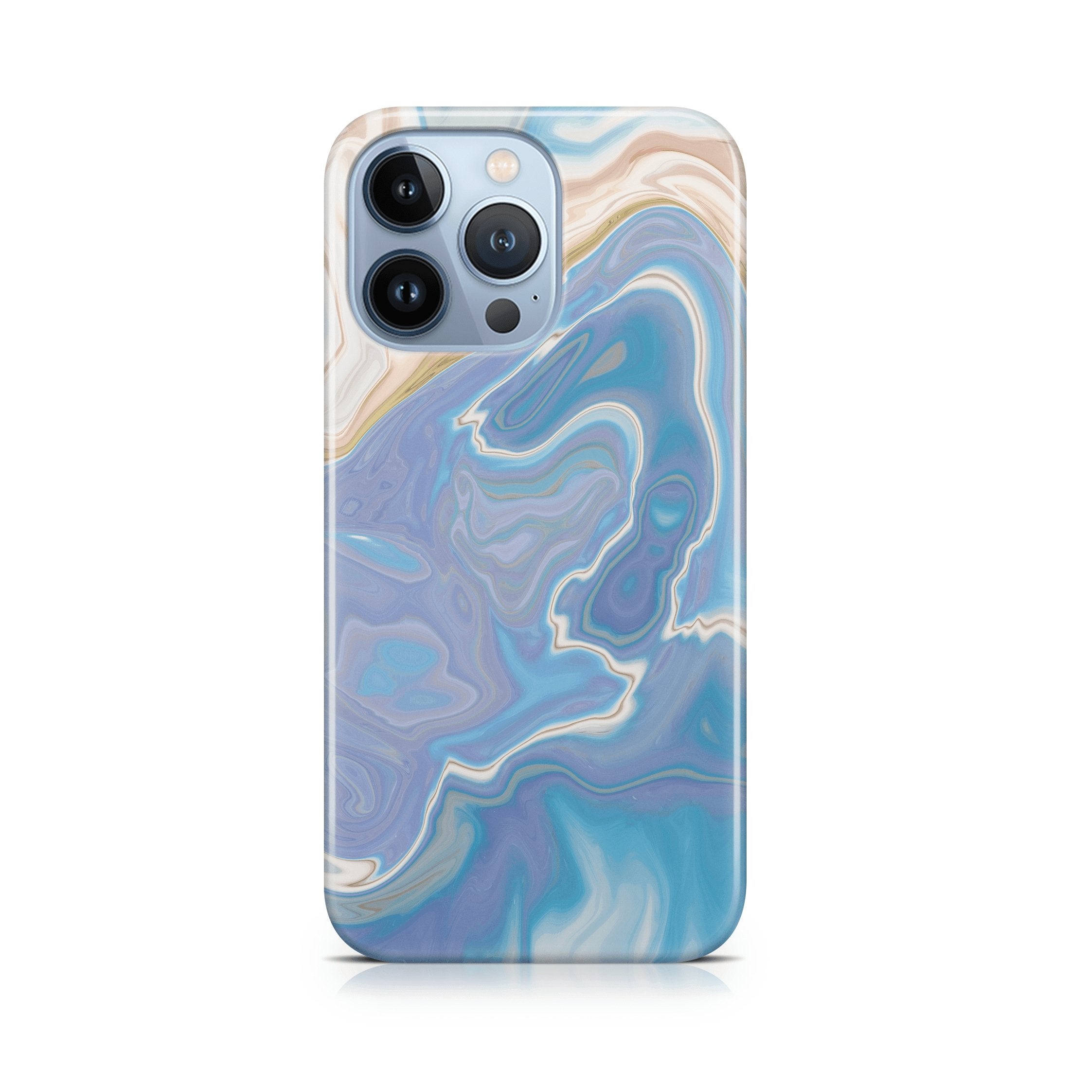 Purple Turquoise Agate - iPhone phone case designs by CaseSwagger