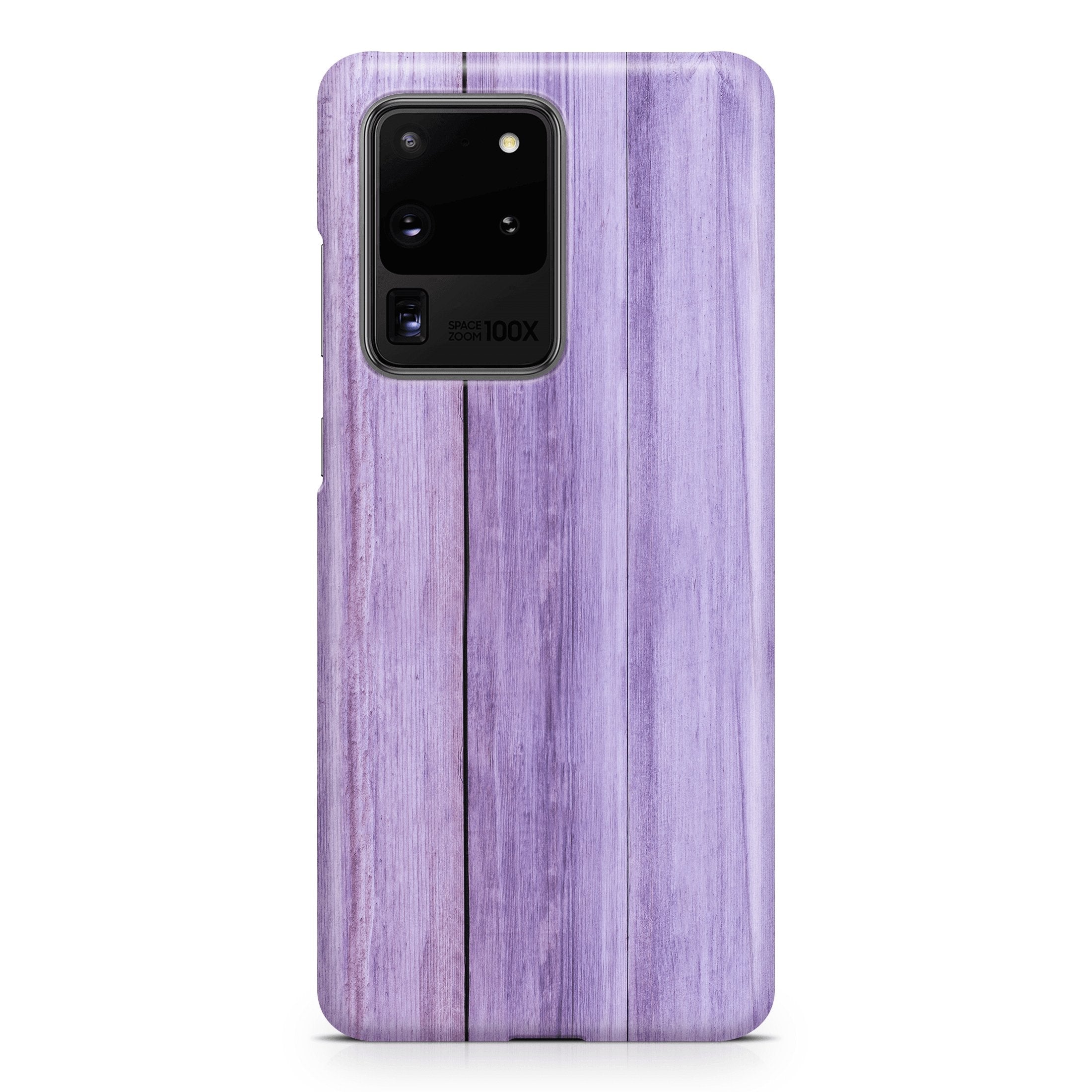 Purple Wood - Samsung phone case designs by CaseSwagger