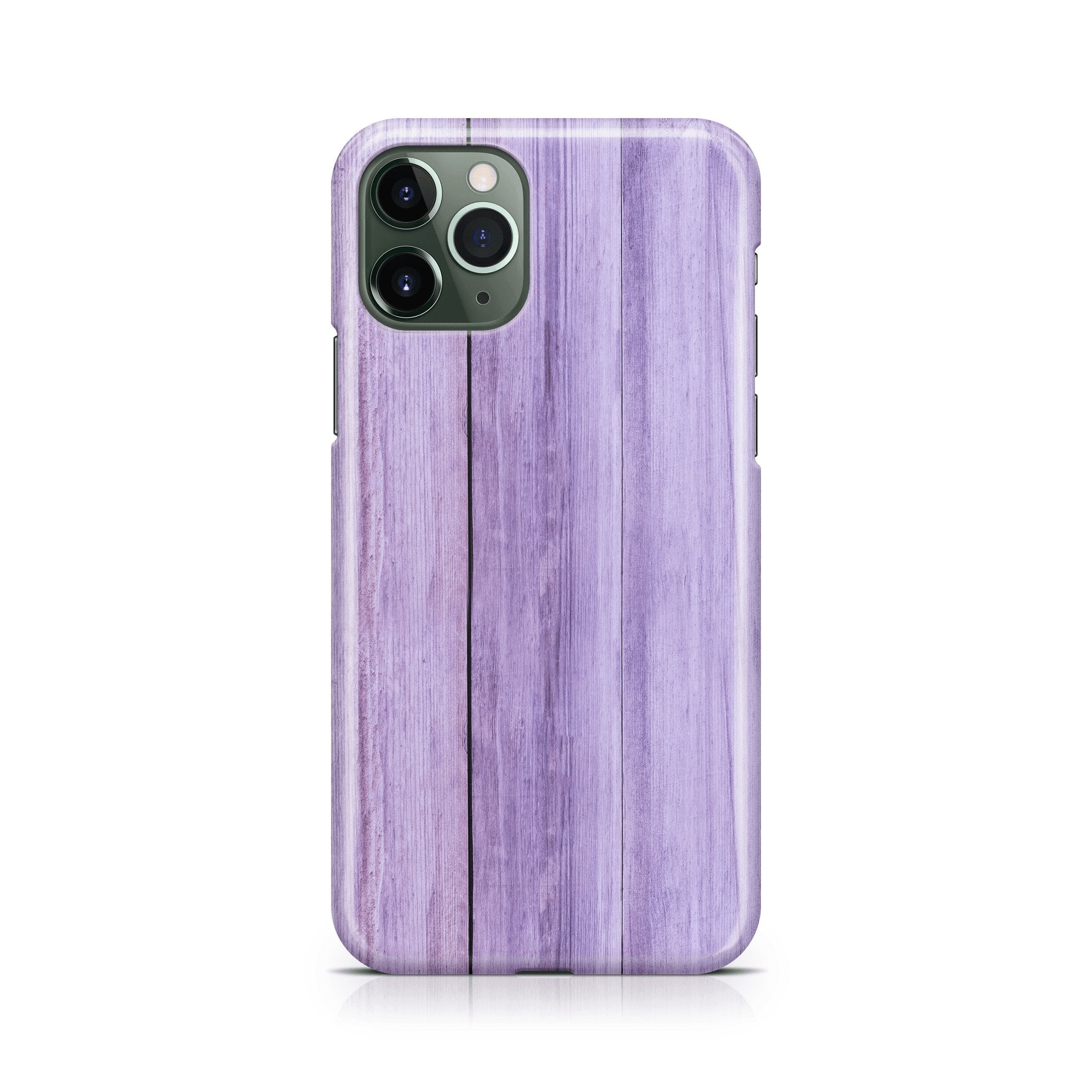 Purple Wood - iPhone phone case designs by CaseSwagger