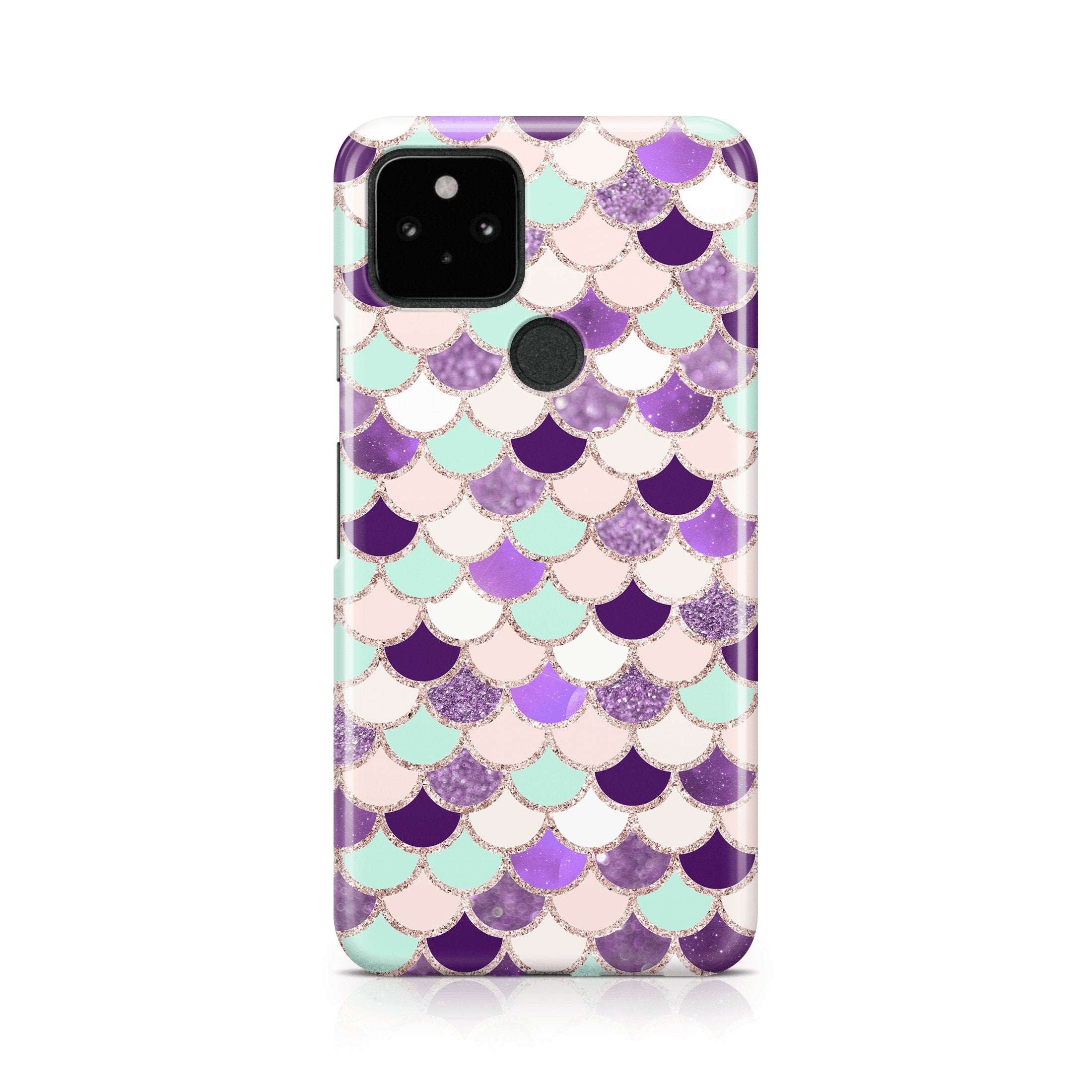 Purple & Pink Mermaid Scale - Google phone case designs by CaseSwagger