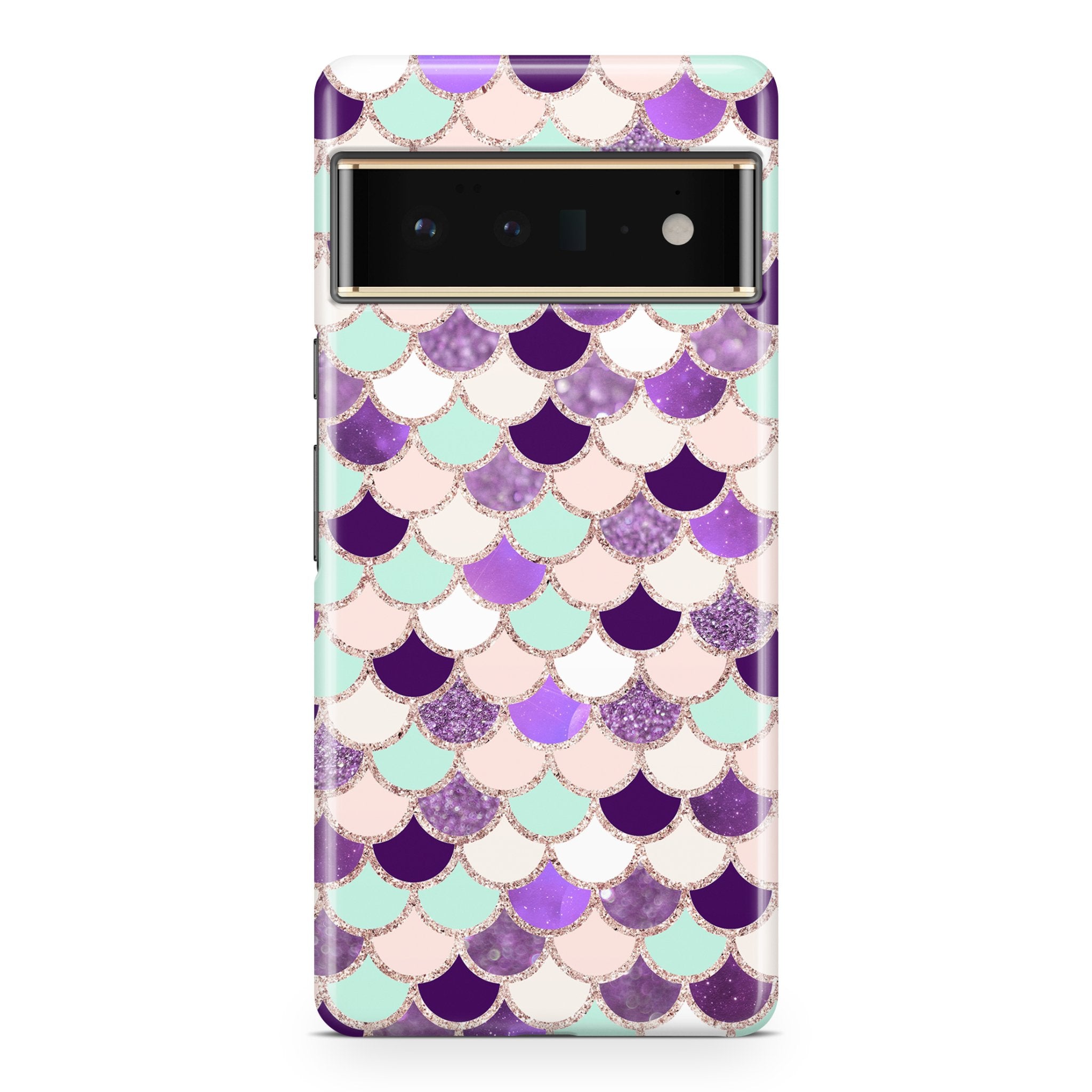 Purple & Pink Mermaid Scale - Google phone case designs by CaseSwagger