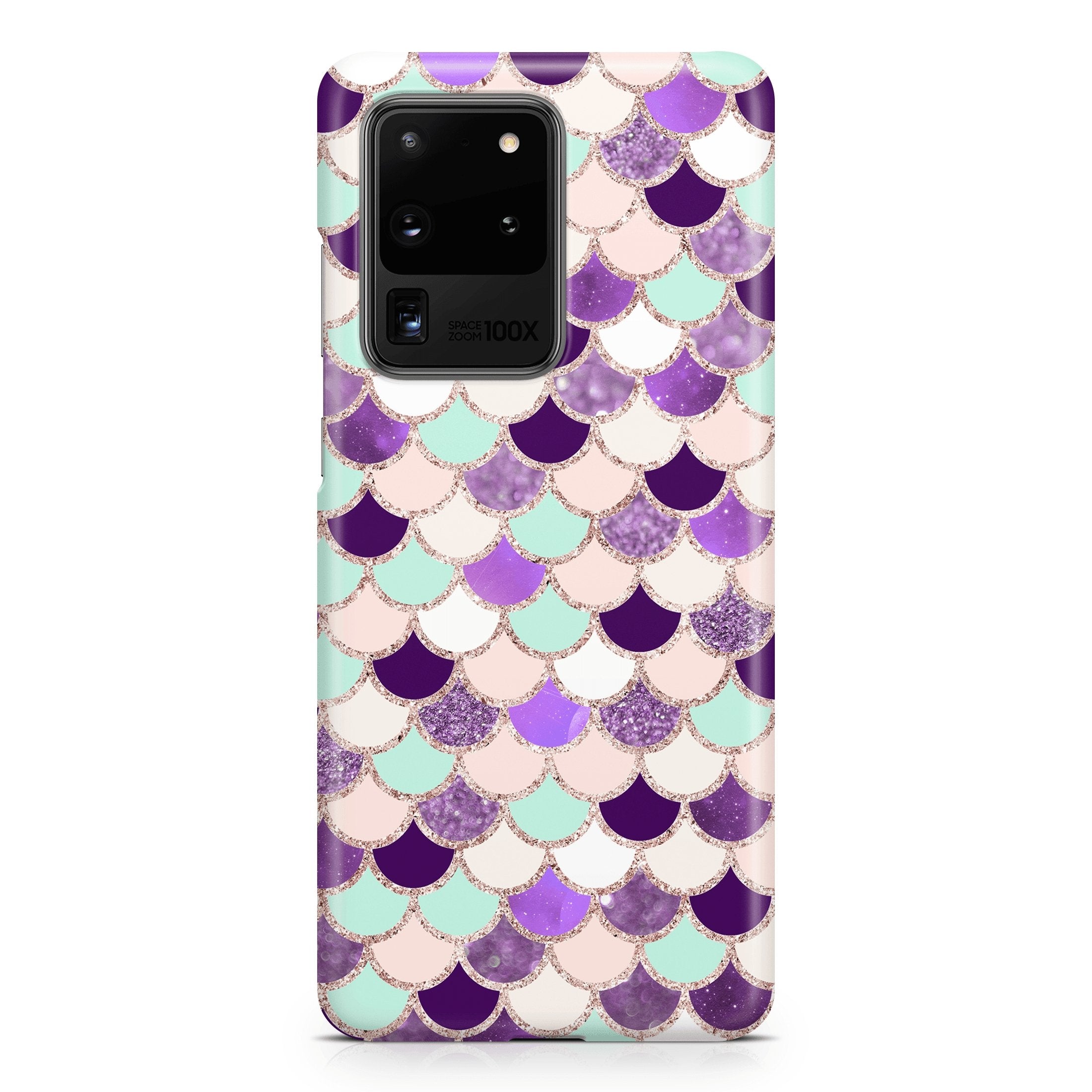 Purple & Pink Mermaid Scale - Samsung phone case designs by CaseSwagger