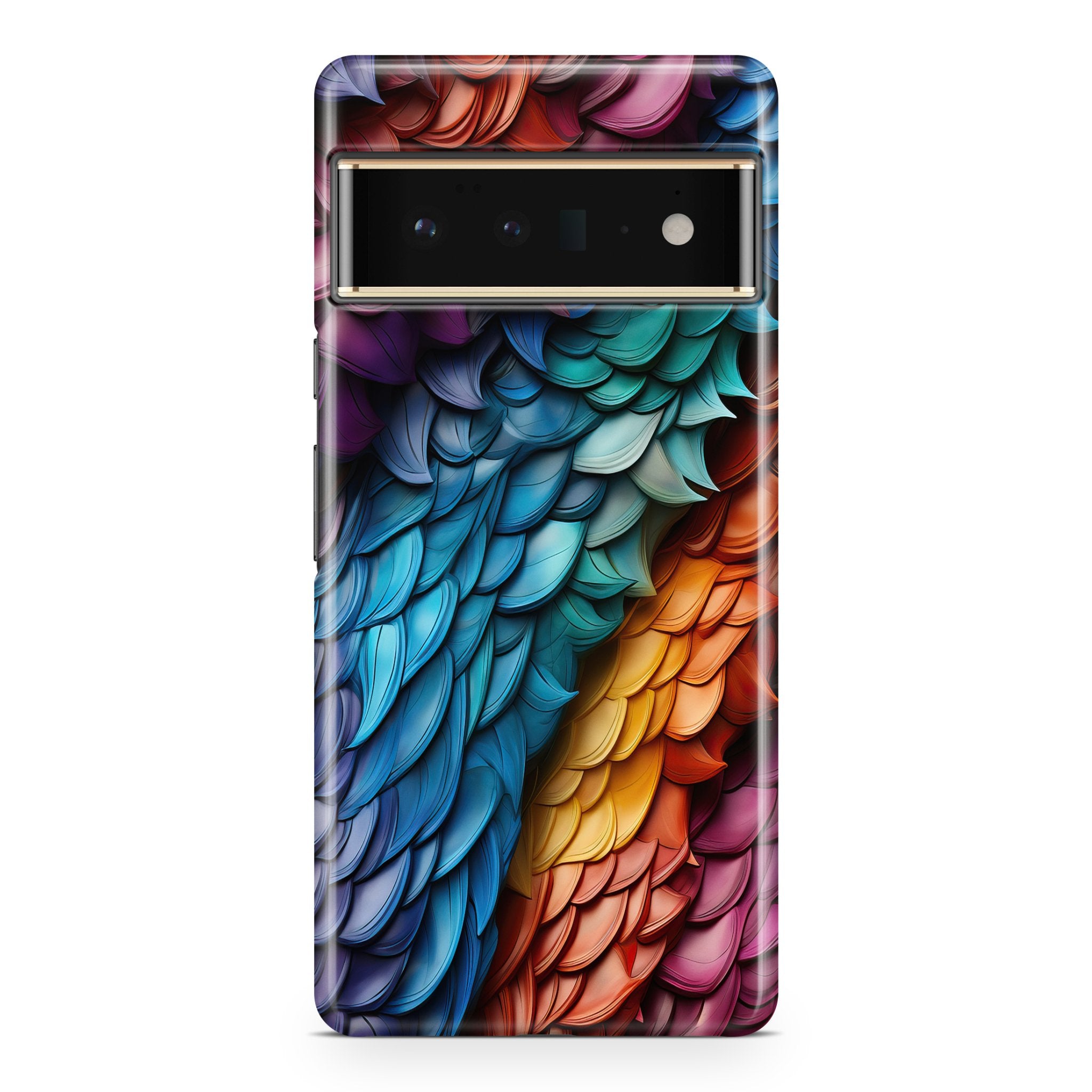 Rainbow Dragonscale - Google phone case designs by CaseSwagger