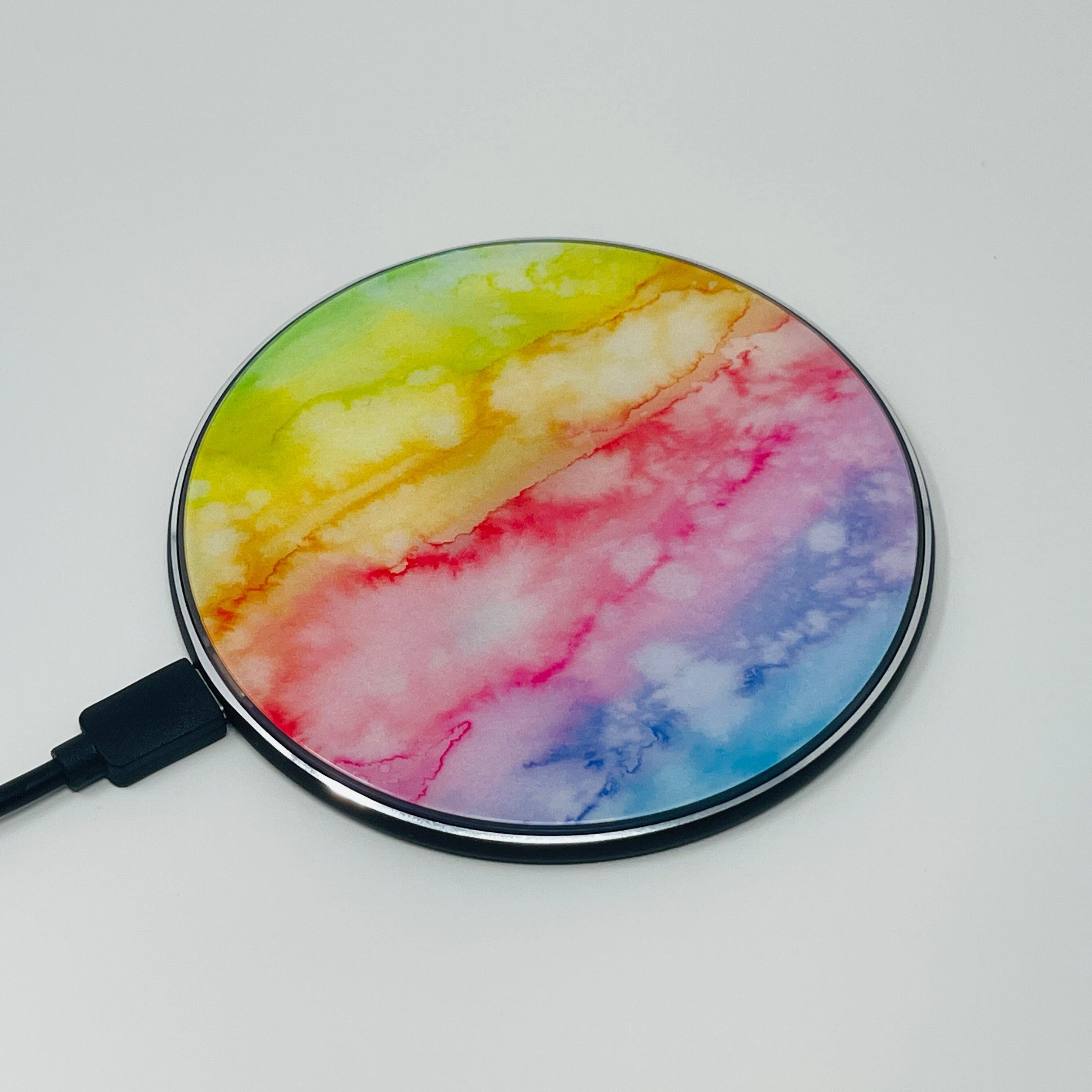 Rainbow Bridge Wireless Charger phone case designs by CaseSwagger