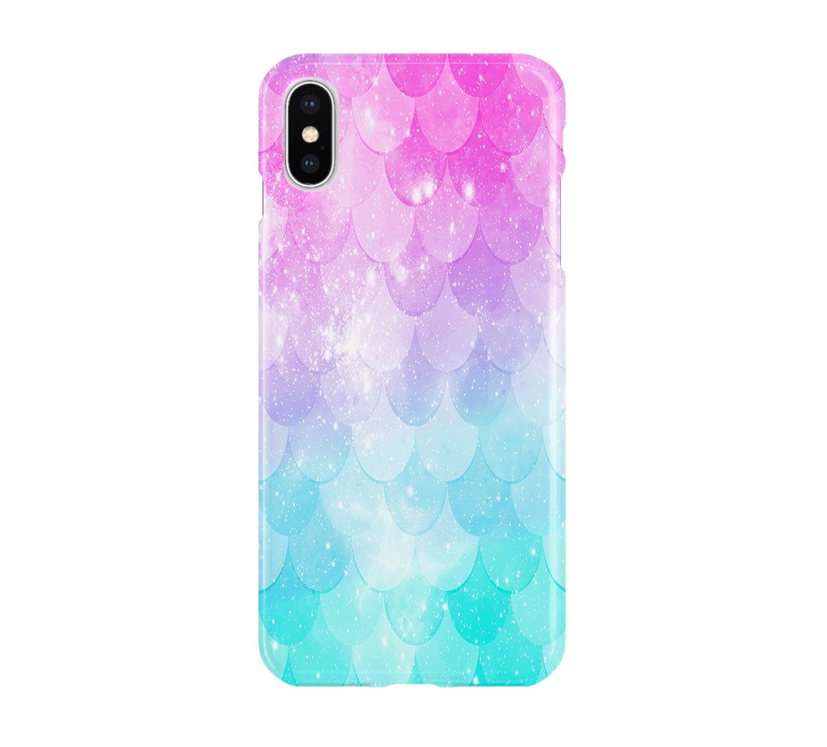 Rainbow Mermaid Scale - iPhone phone case designs by CaseSwagger