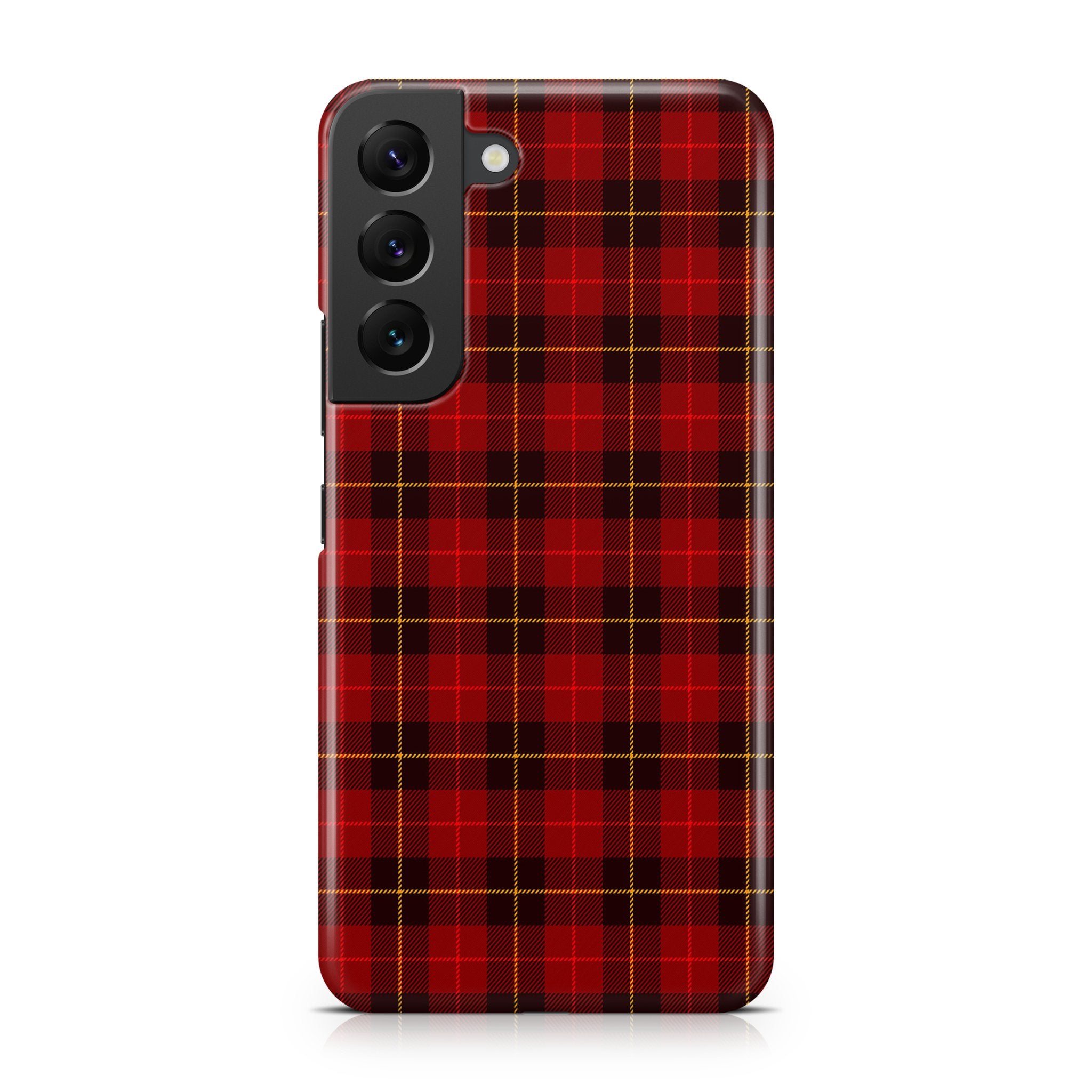 Red Plaid Tartan - Samsung phone case designs by CaseSwagger