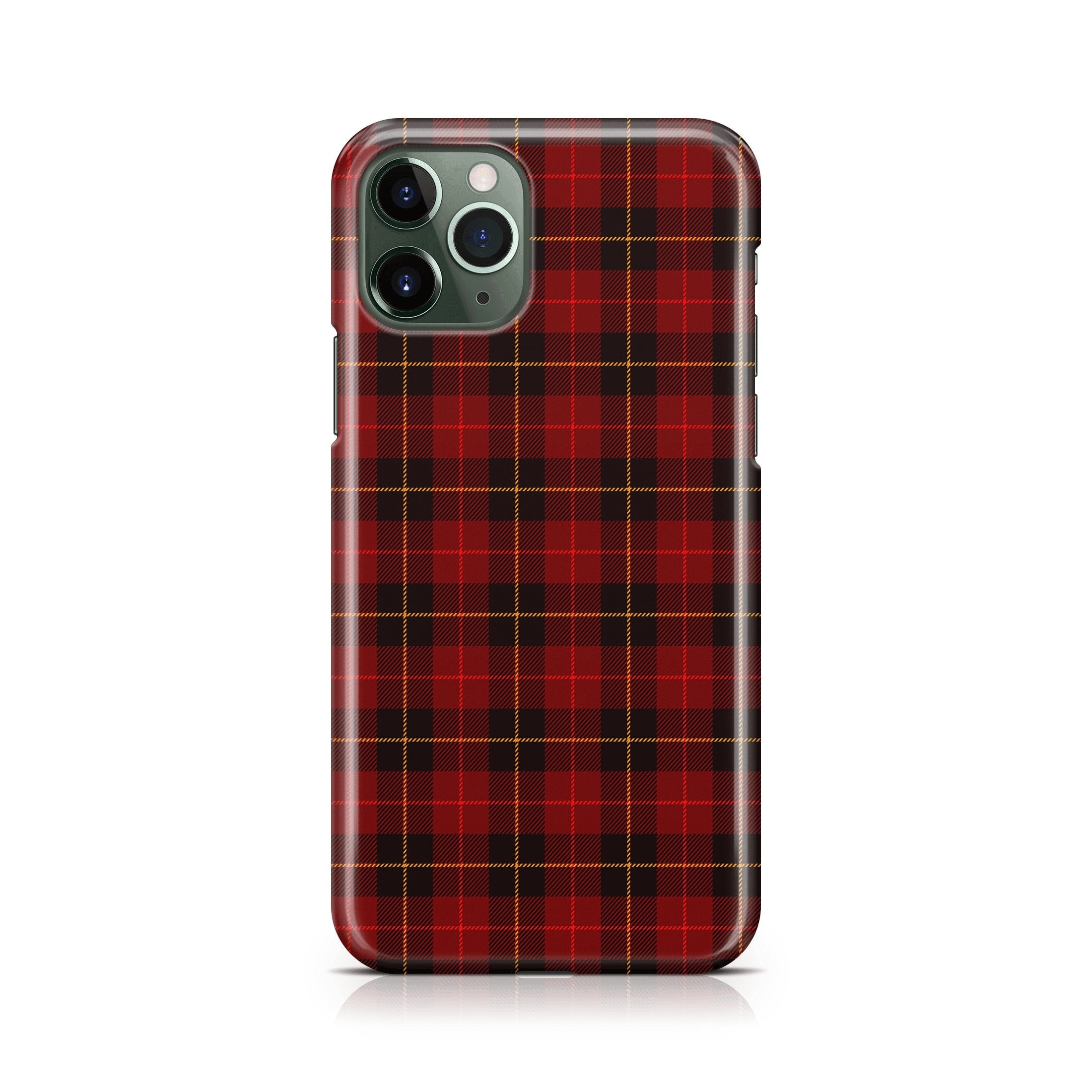 Red Plaid Tartan - iPhone