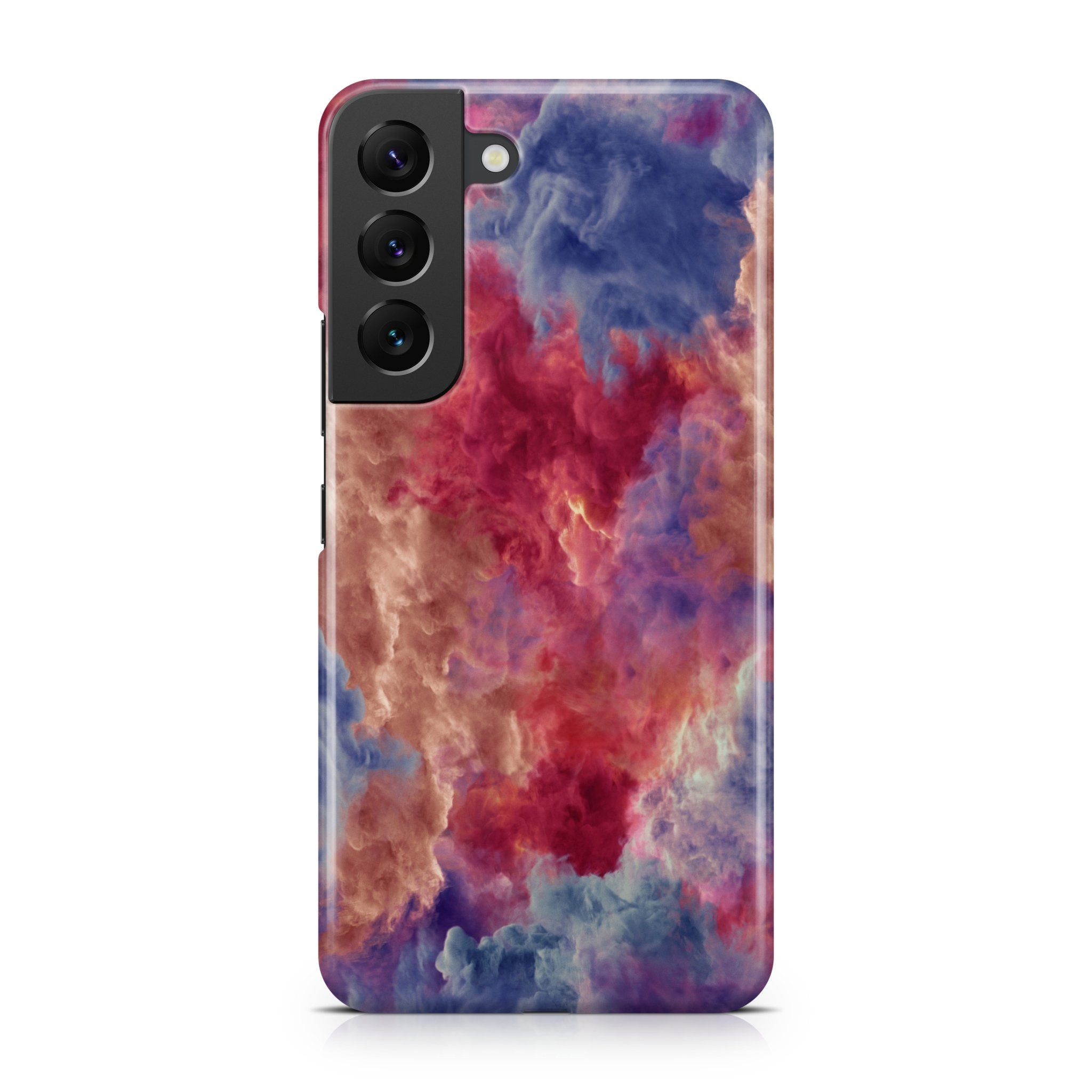 Red & Blue Smoke Cloud - Samsung phone case designs by CaseSwagger