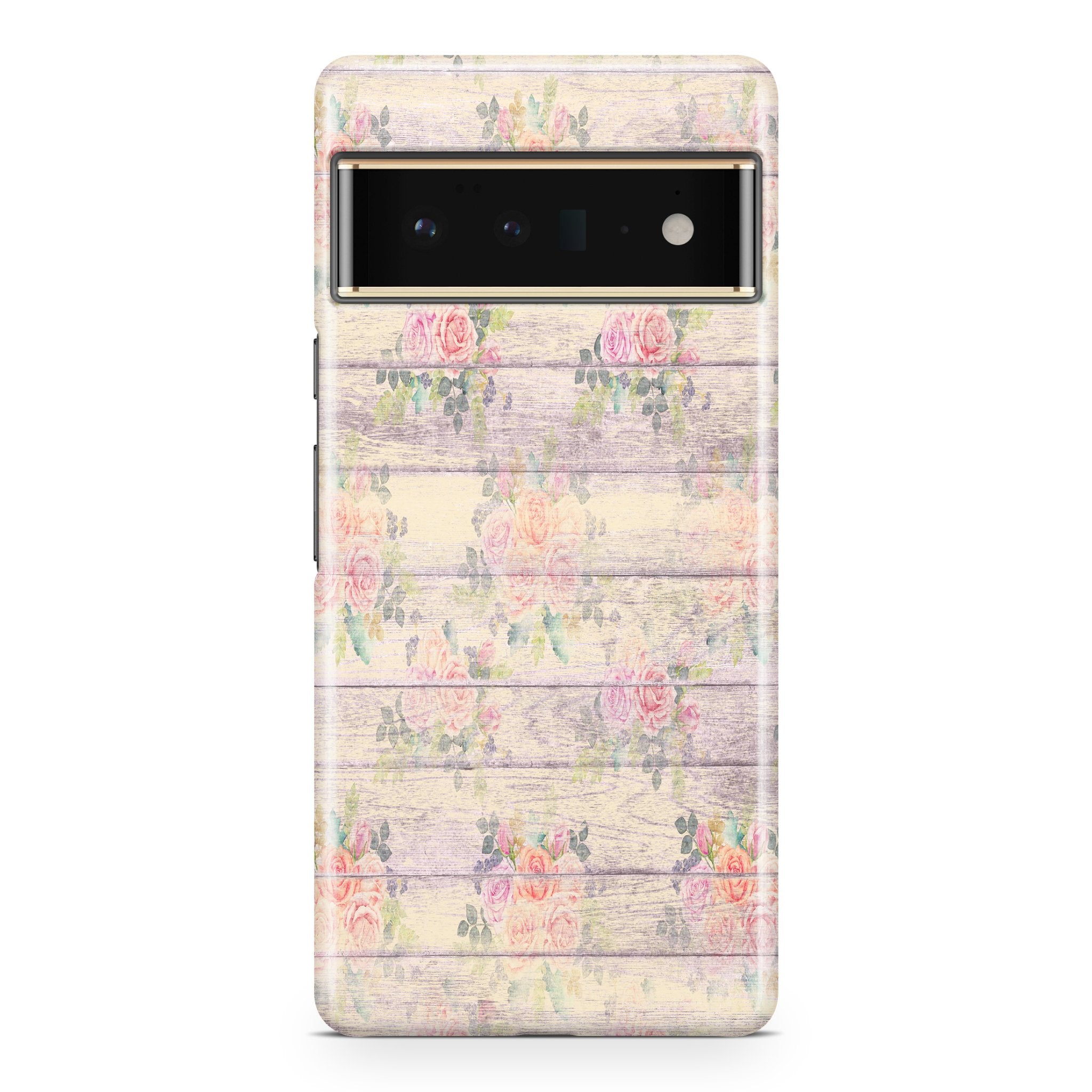 Shabby Chic Rosewood - Google phone case designs by CaseSwagger