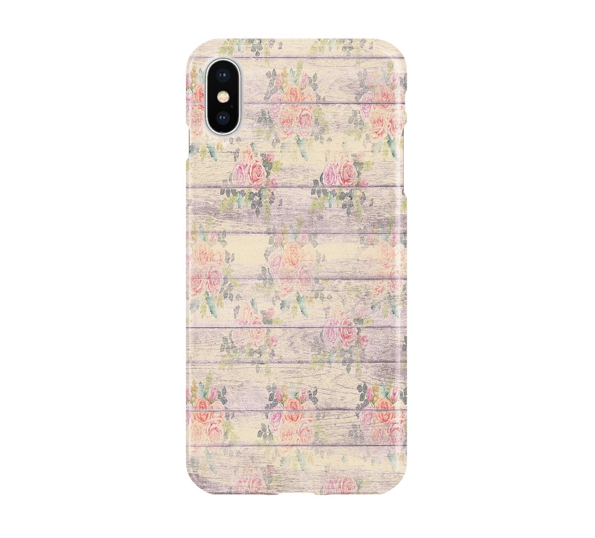 Shabby Chic Rosewood - iPhone phone case designs by CaseSwagger