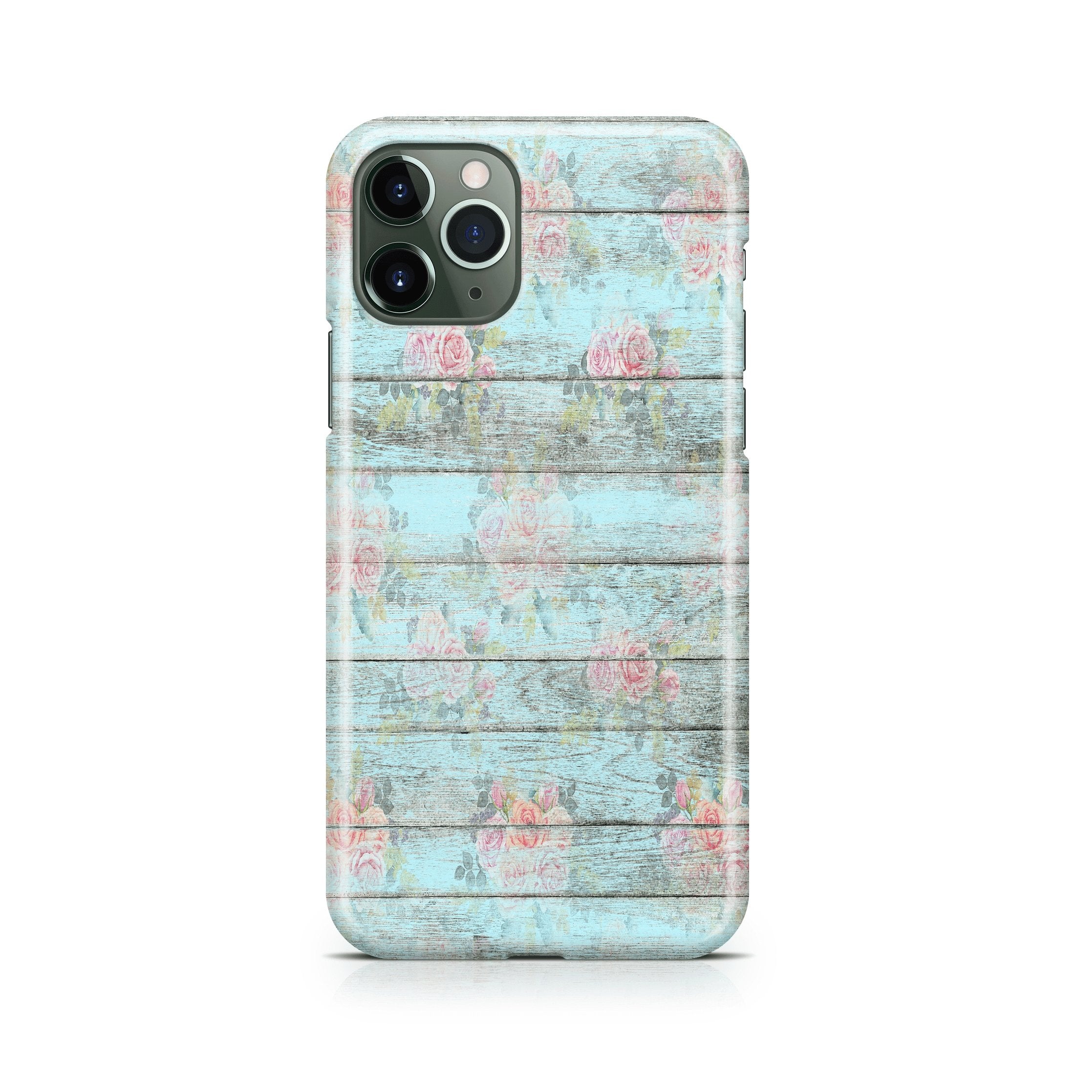 Shabby Chic Wood - iPhone phone case designs by CaseSwagger