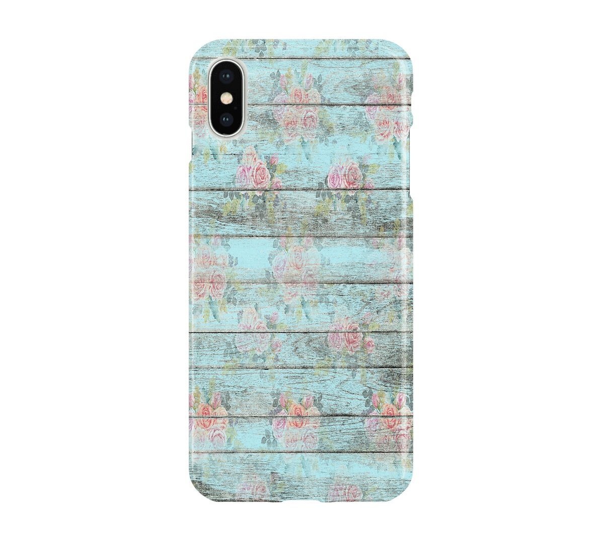 Shabby Chic Wood - iPhone phone case designs by CaseSwagger