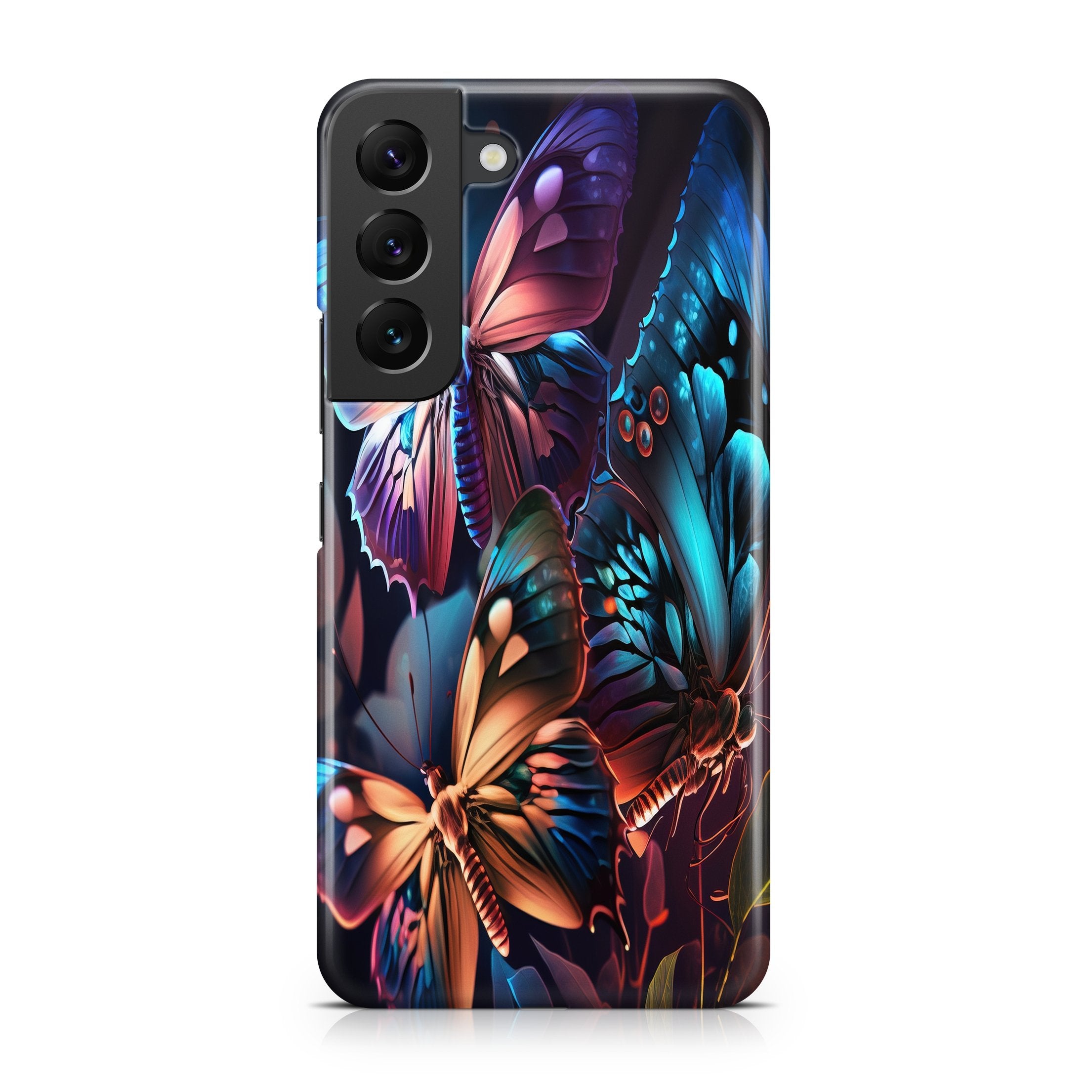 Shadow Butterflies - Samsung phone case designs by CaseSwagger