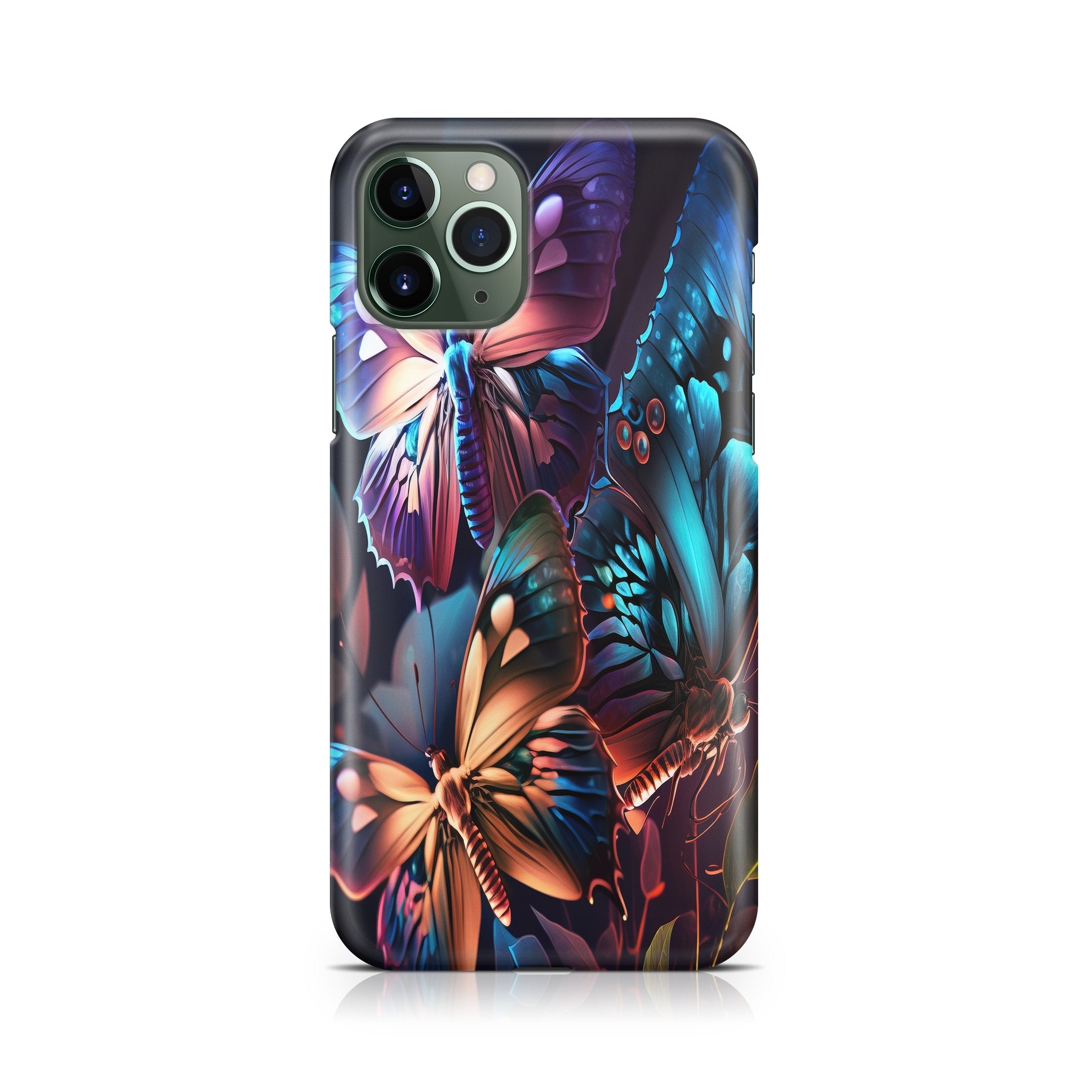 Shadow Butterflies - iPhone phone case designs by CaseSwagger