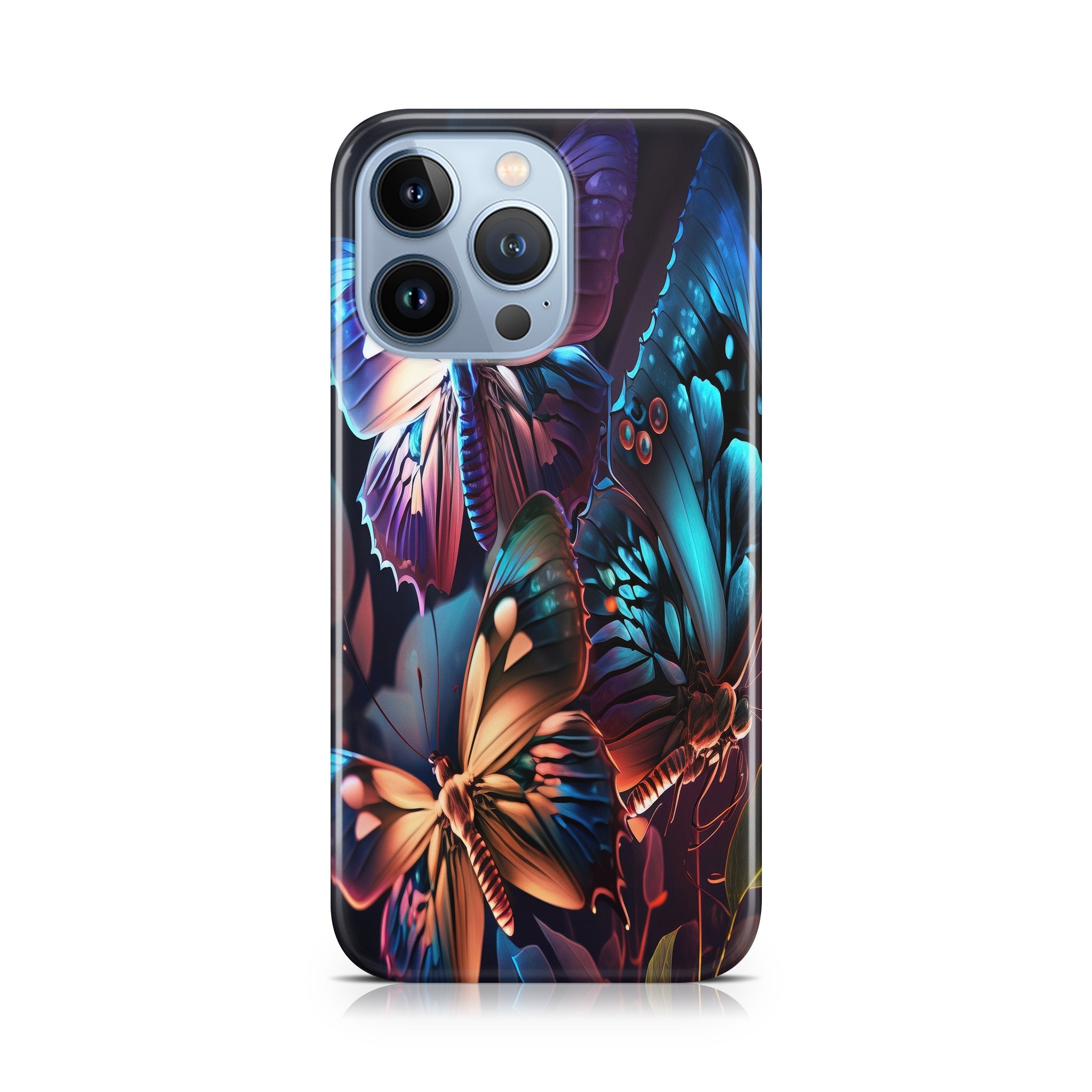 Shadow Butterflies - iPhone phone case designs by CaseSwagger