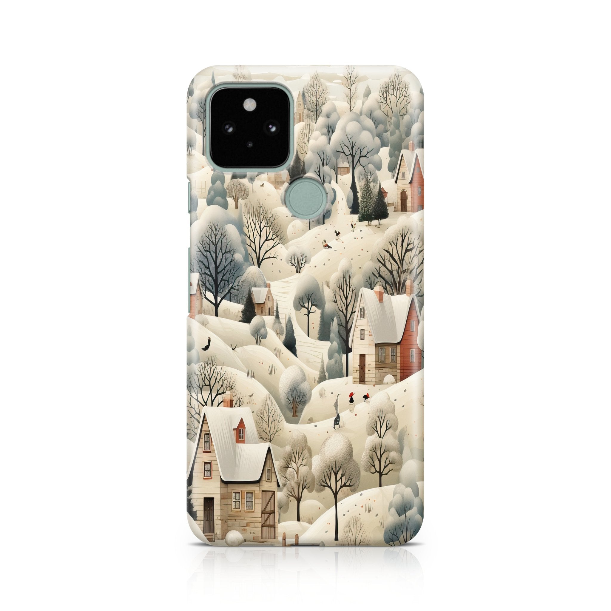 Snow Day - Google phone case designs by CaseSwagger