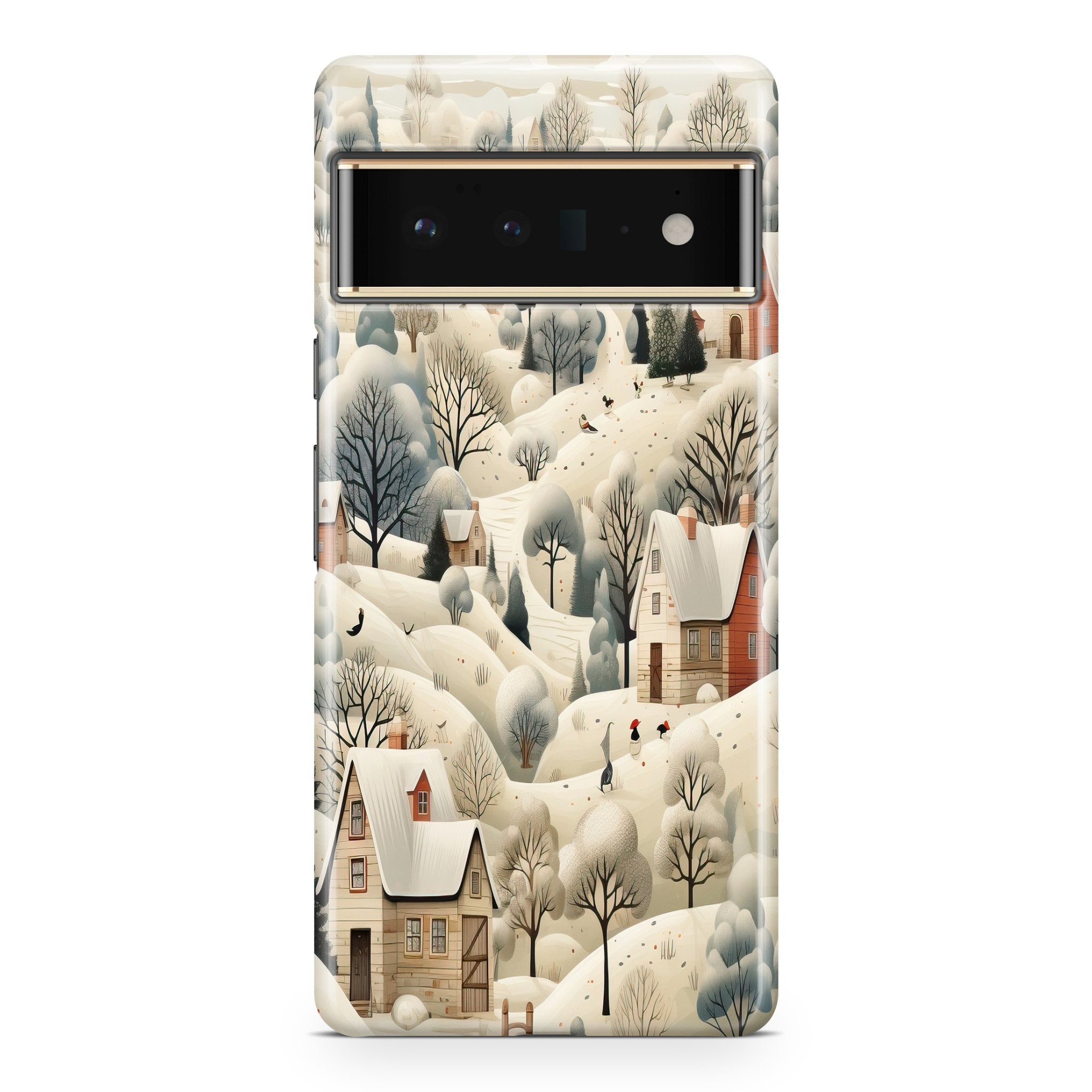 Snow Day - Google phone case designs by CaseSwagger