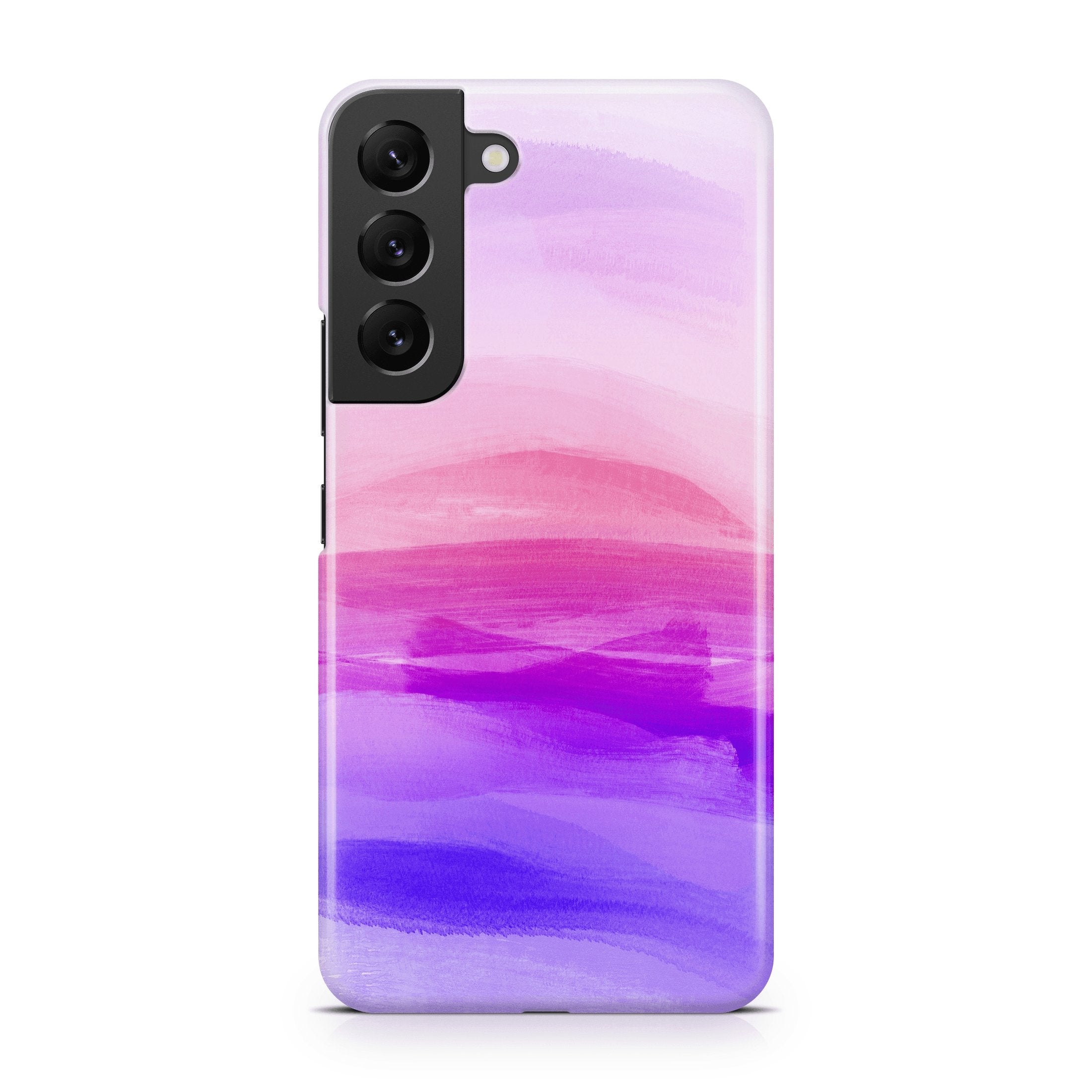 Sunrise Pink Ombre - Samsung phone case designs by CaseSwagger