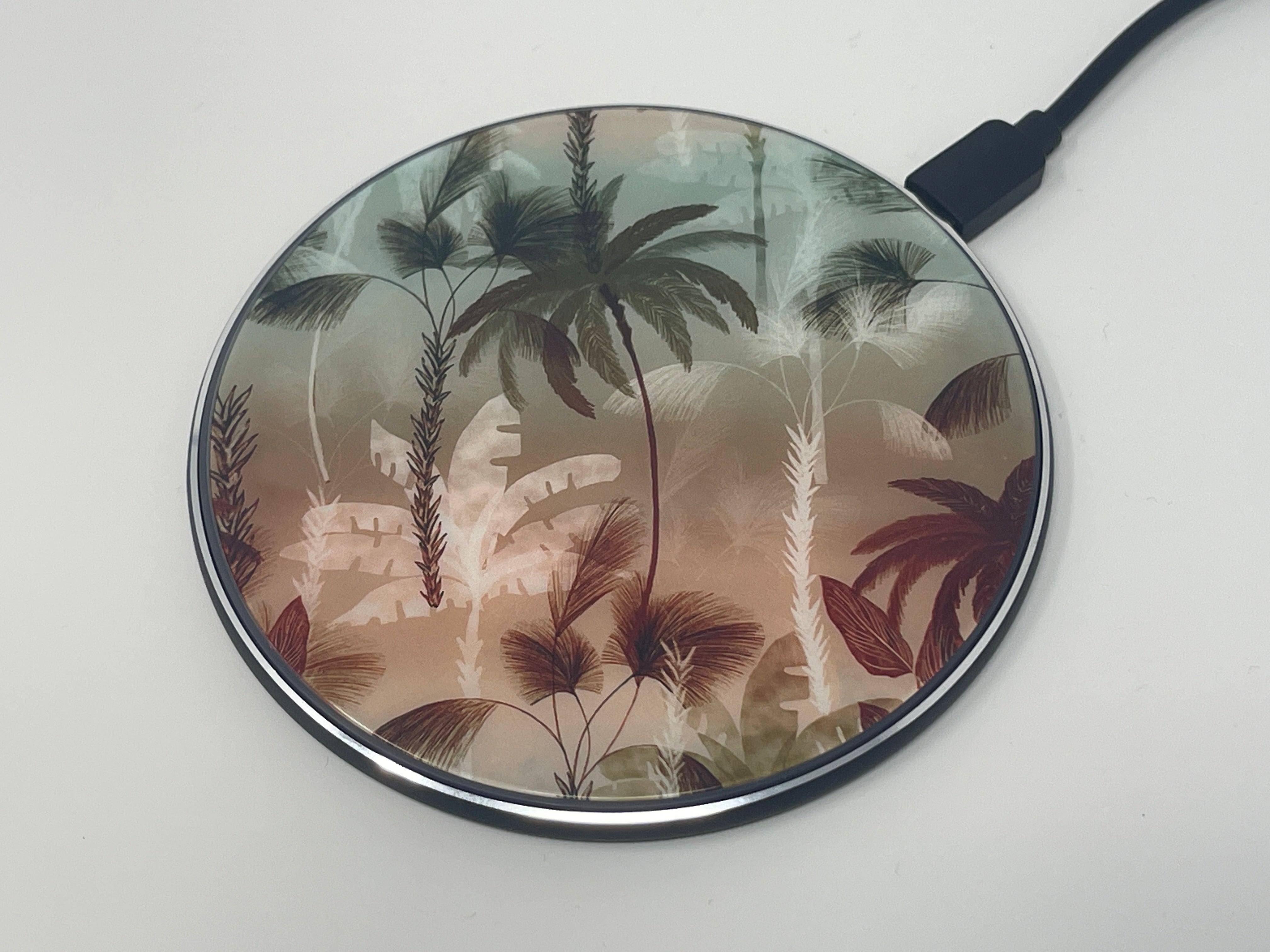 Sunset Tropical Wireless Charger phone case designs by CaseSwagger