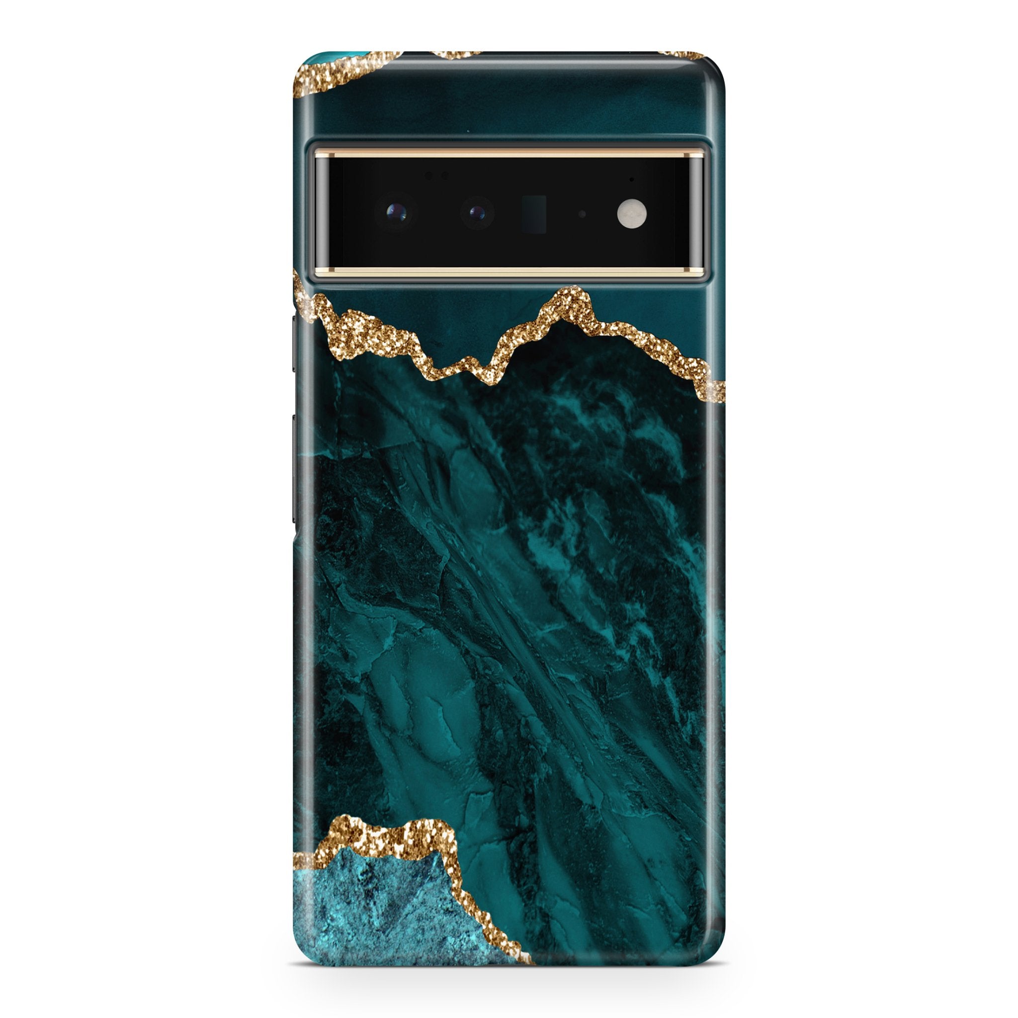 Teal Elegance II - Google phone case designs by CaseSwagger