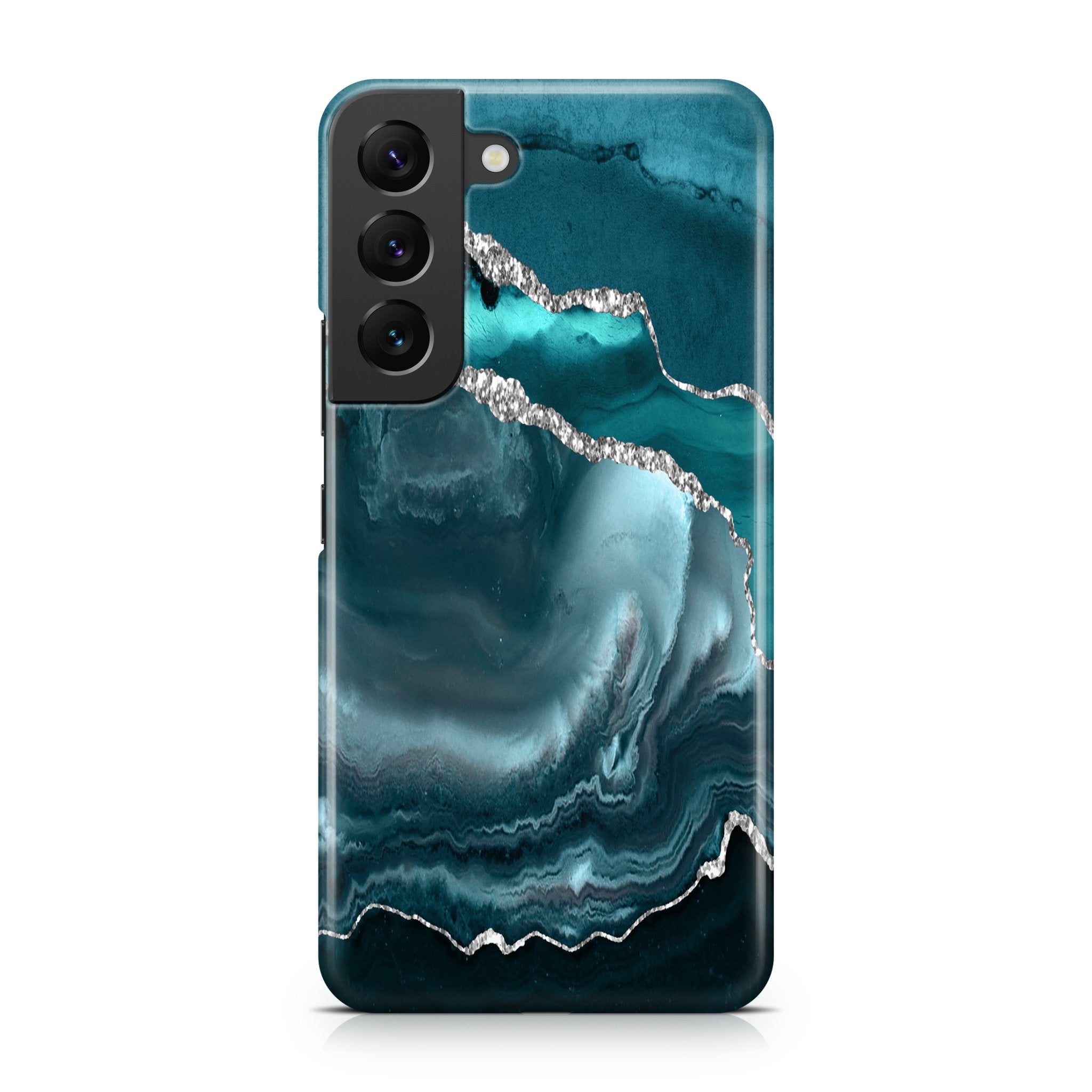 Teal Elegance III - Samsung phone case designs by CaseSwagger