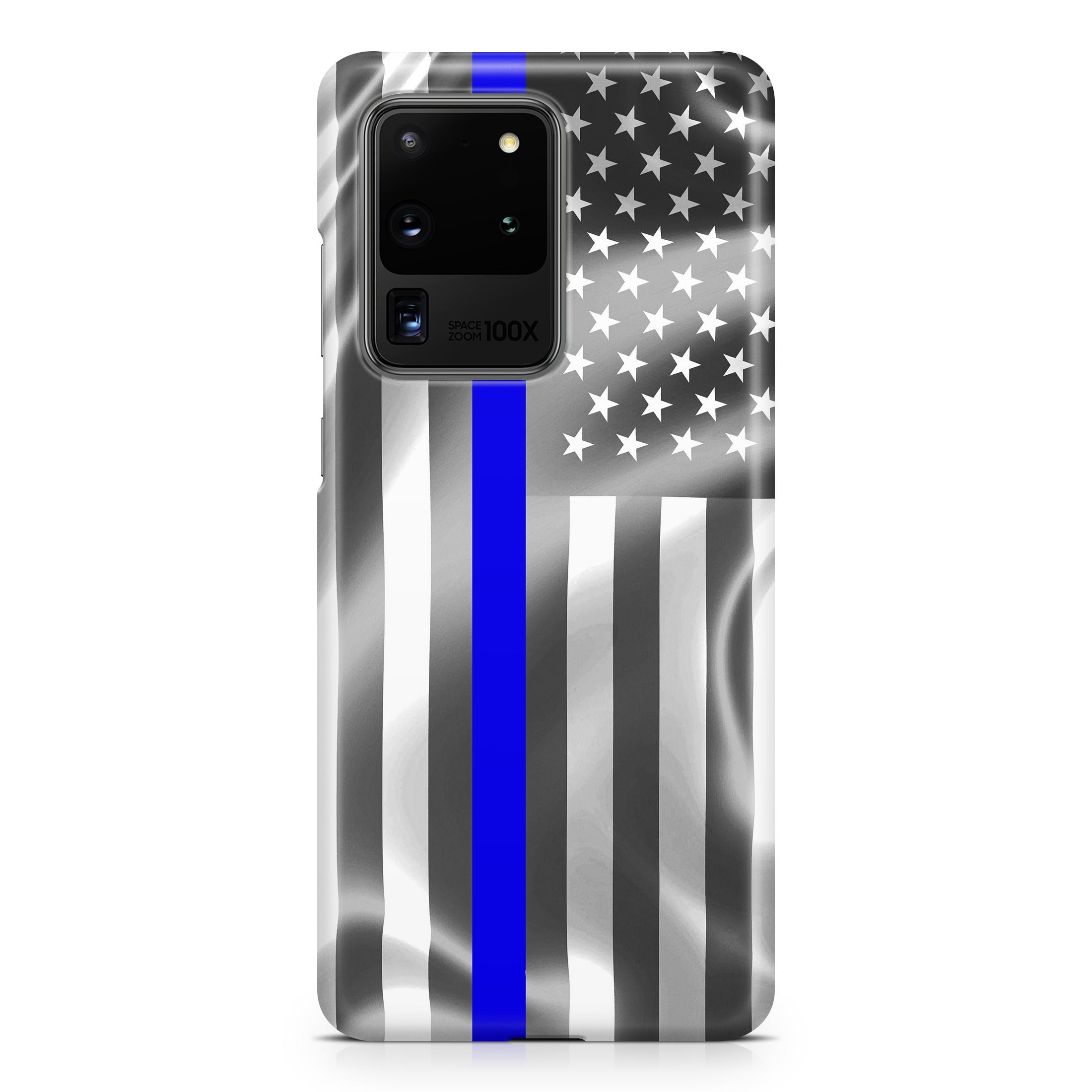 Thin Blue Line - Samsung phone case designs by CaseSwagger