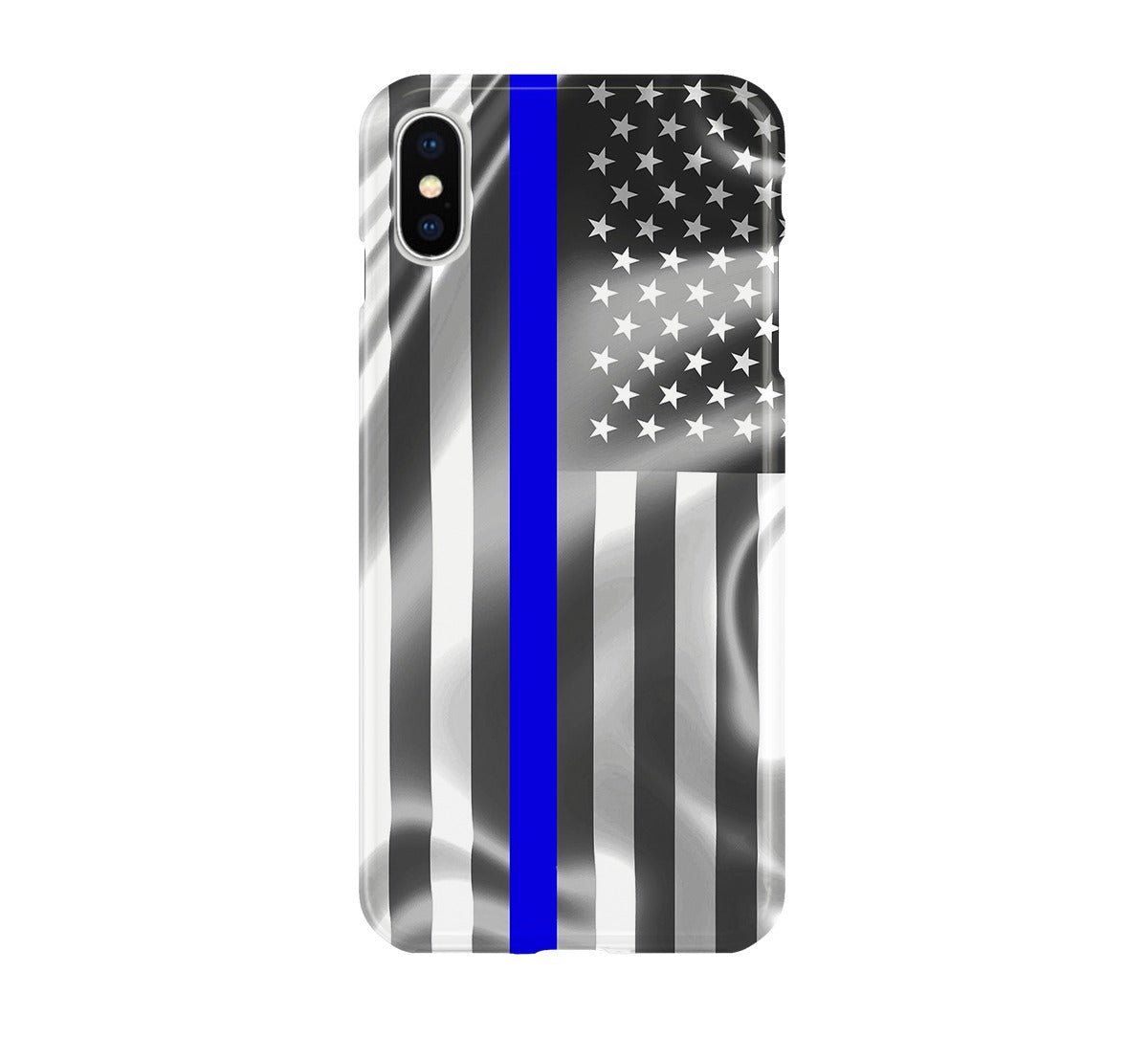 Thin Blue Line - iPhone phone case designs by CaseSwagger