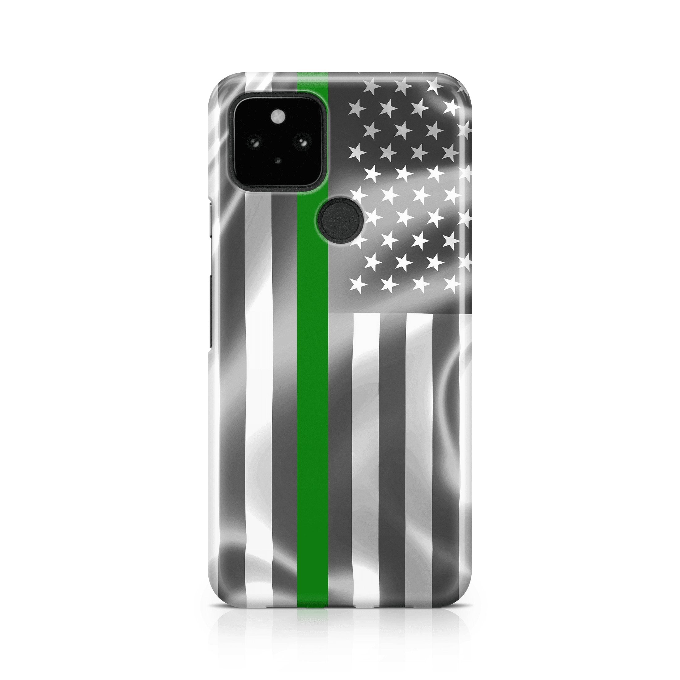 Thin Green Line - Google phone case designs by CaseSwagger
