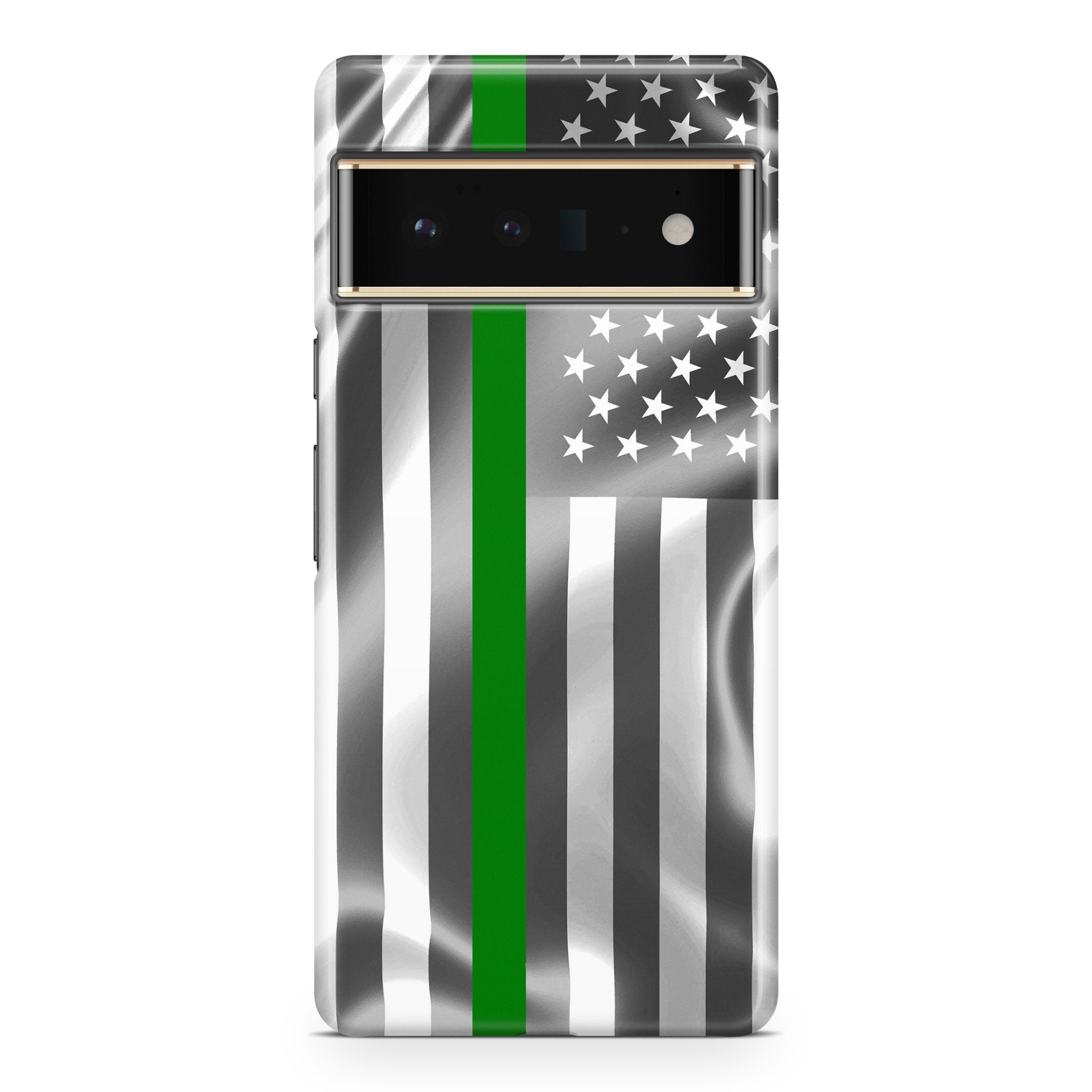 Thin Green Line - Google phone case designs by CaseSwagger