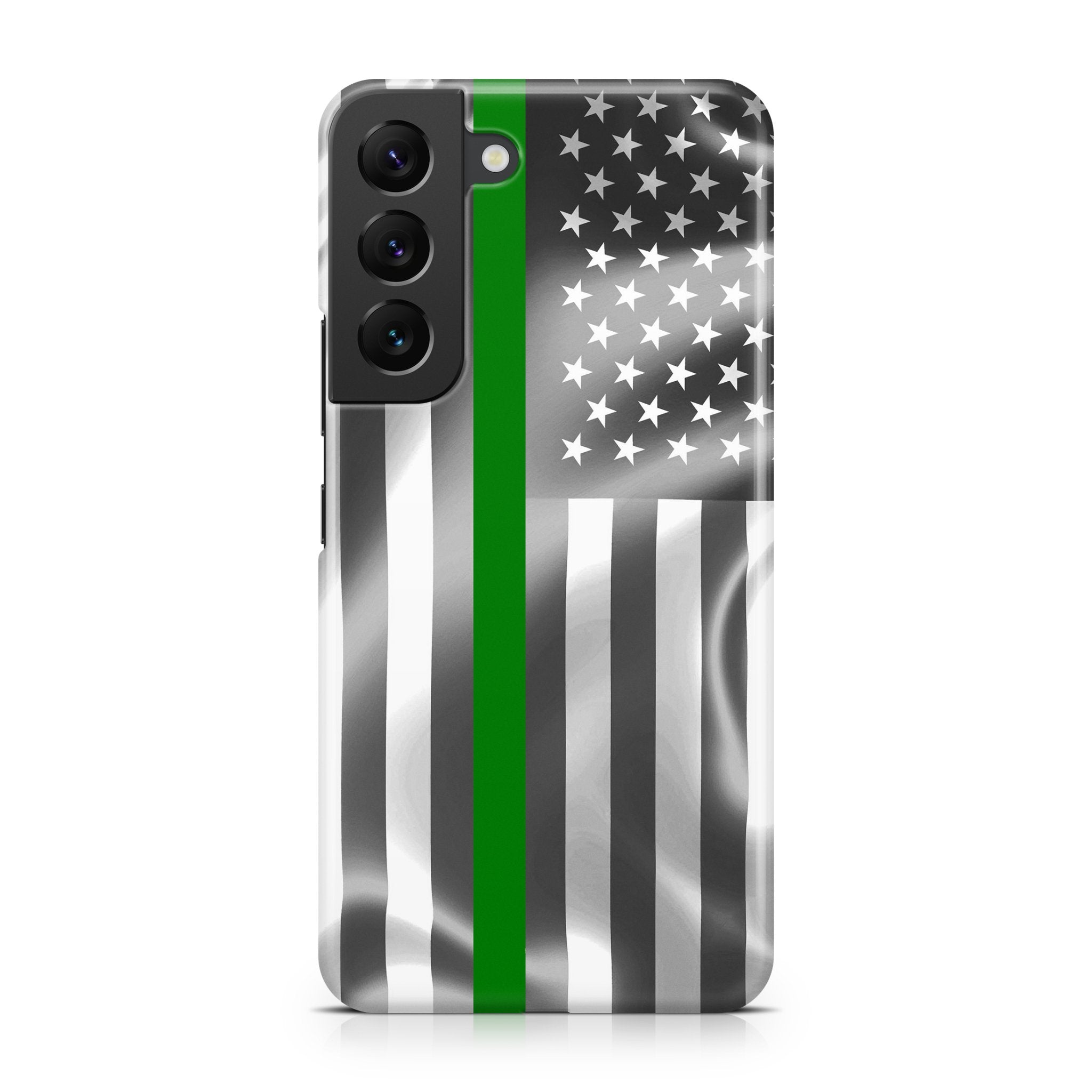 Thin Green Line - Samsung phone case designs by CaseSwagger