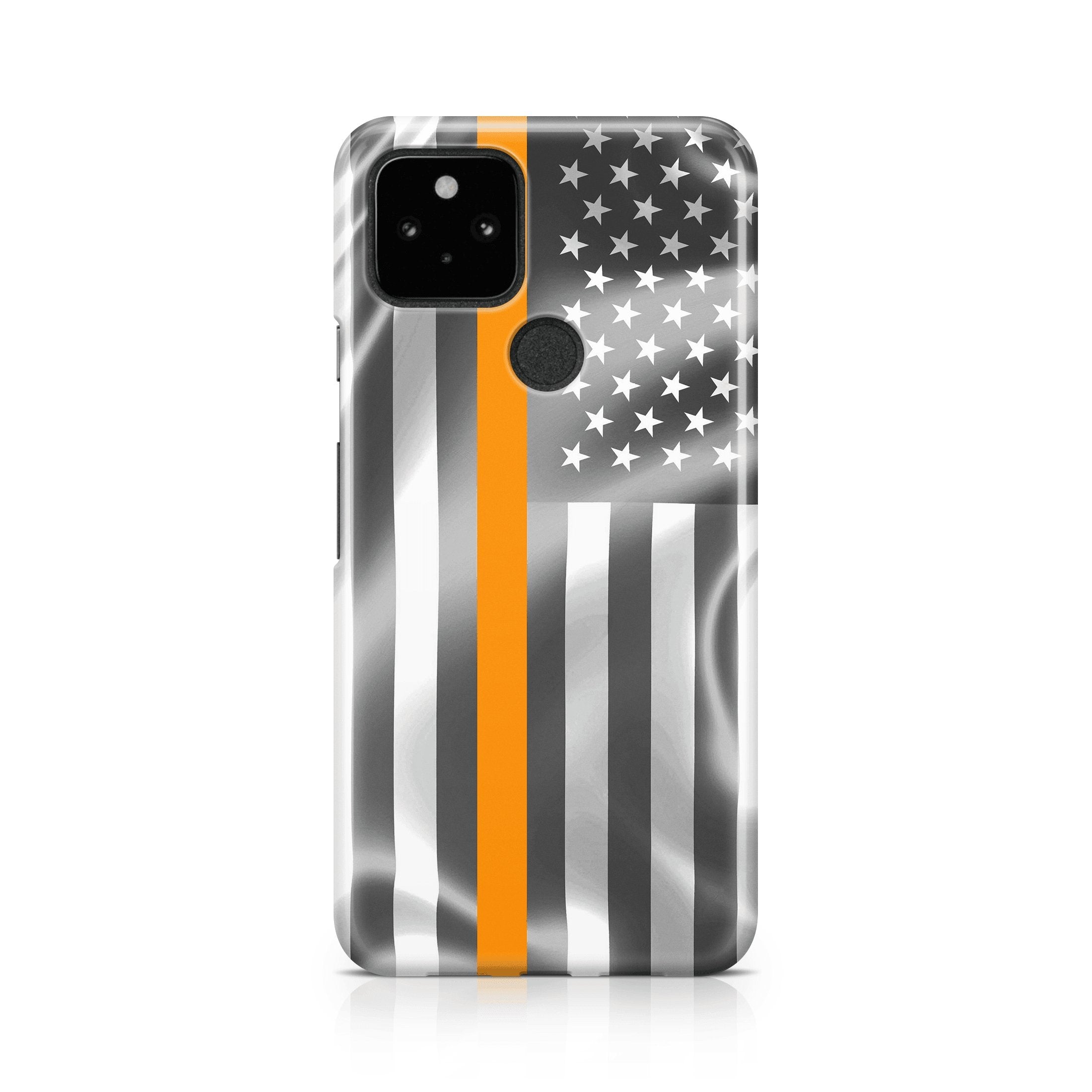 Thin Orange Line - Google phone case designs by CaseSwagger