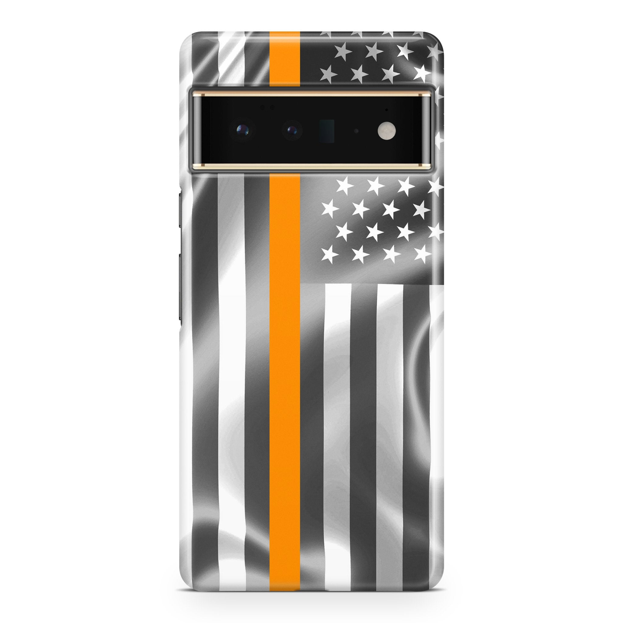 Thin Orange Line - Google phone case designs by CaseSwagger
