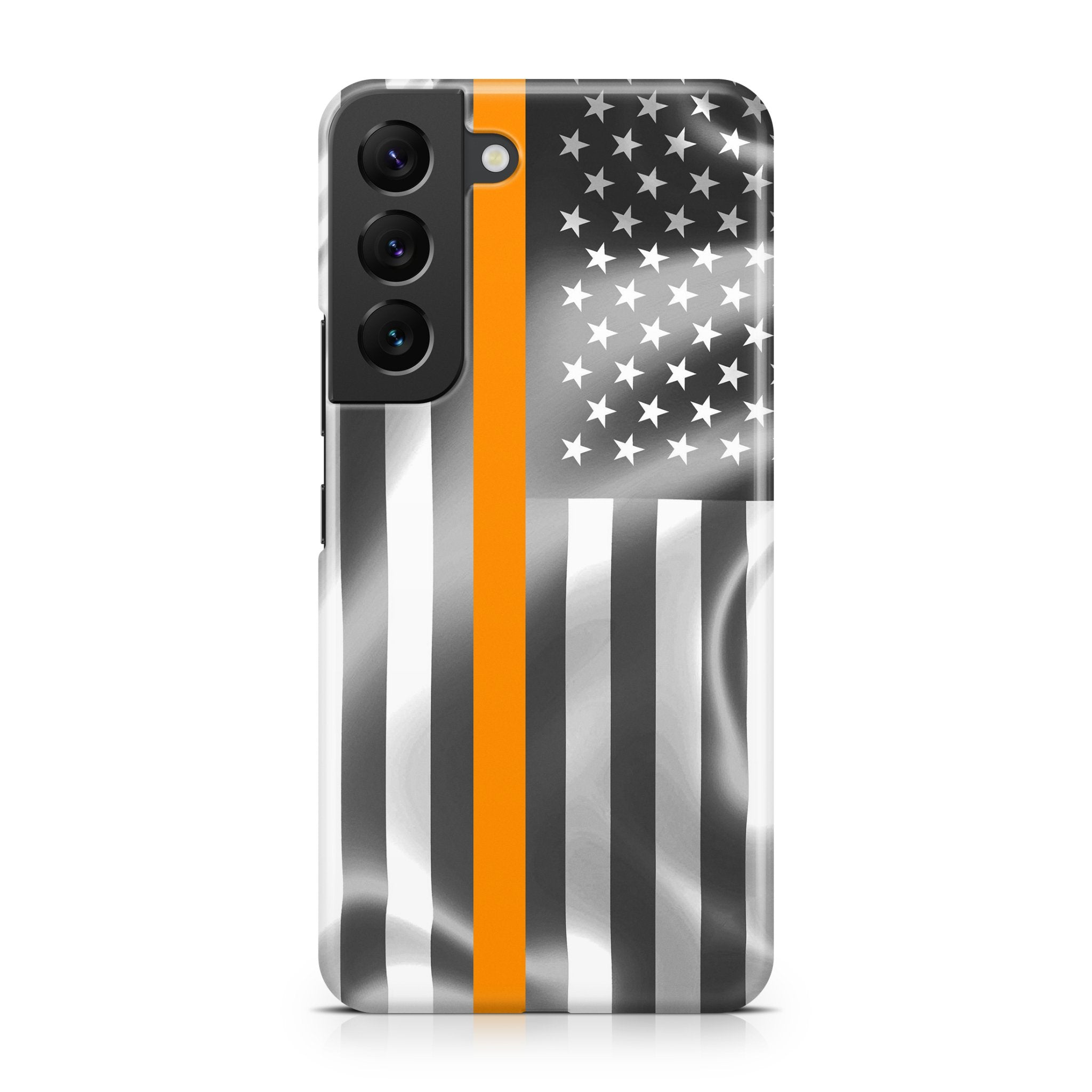 Thin Orange Line - Samsung phone case designs by CaseSwagger