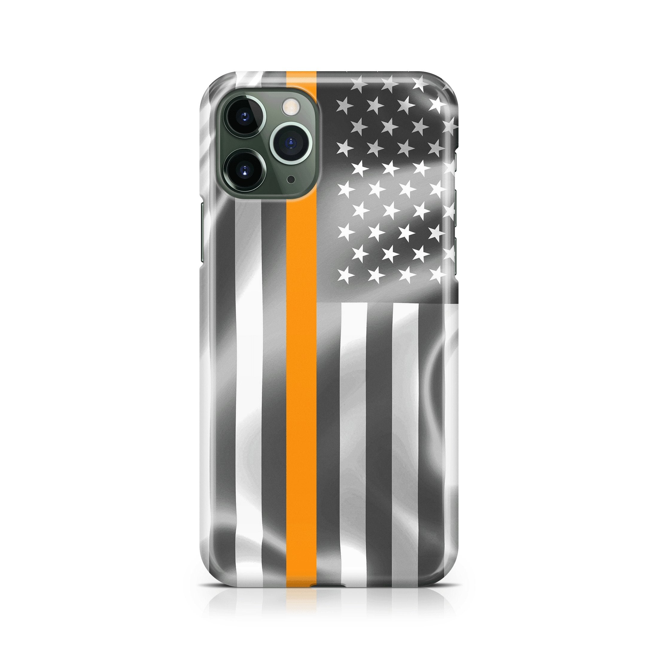Thin Orange Line - iPhone phone case designs by CaseSwagger
