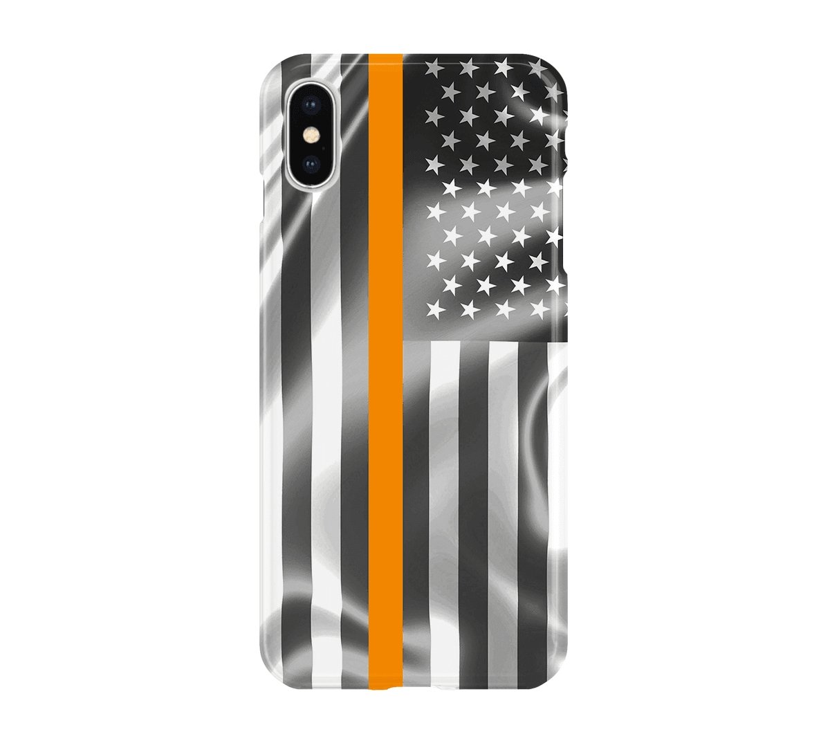 Thin Orange Line - iPhone phone case designs by CaseSwagger