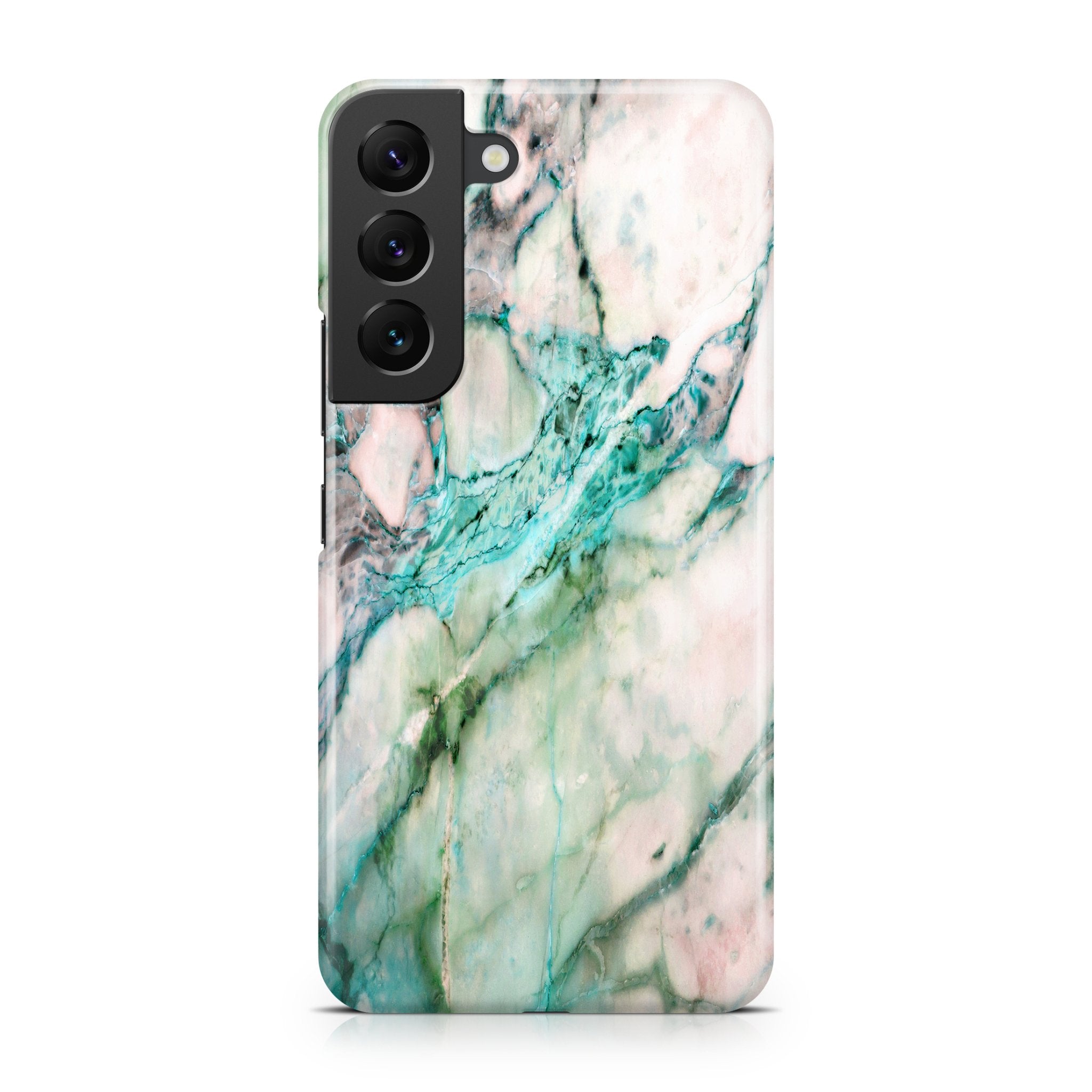 Turquoise Marble - Samsung phone case designs by CaseSwagger