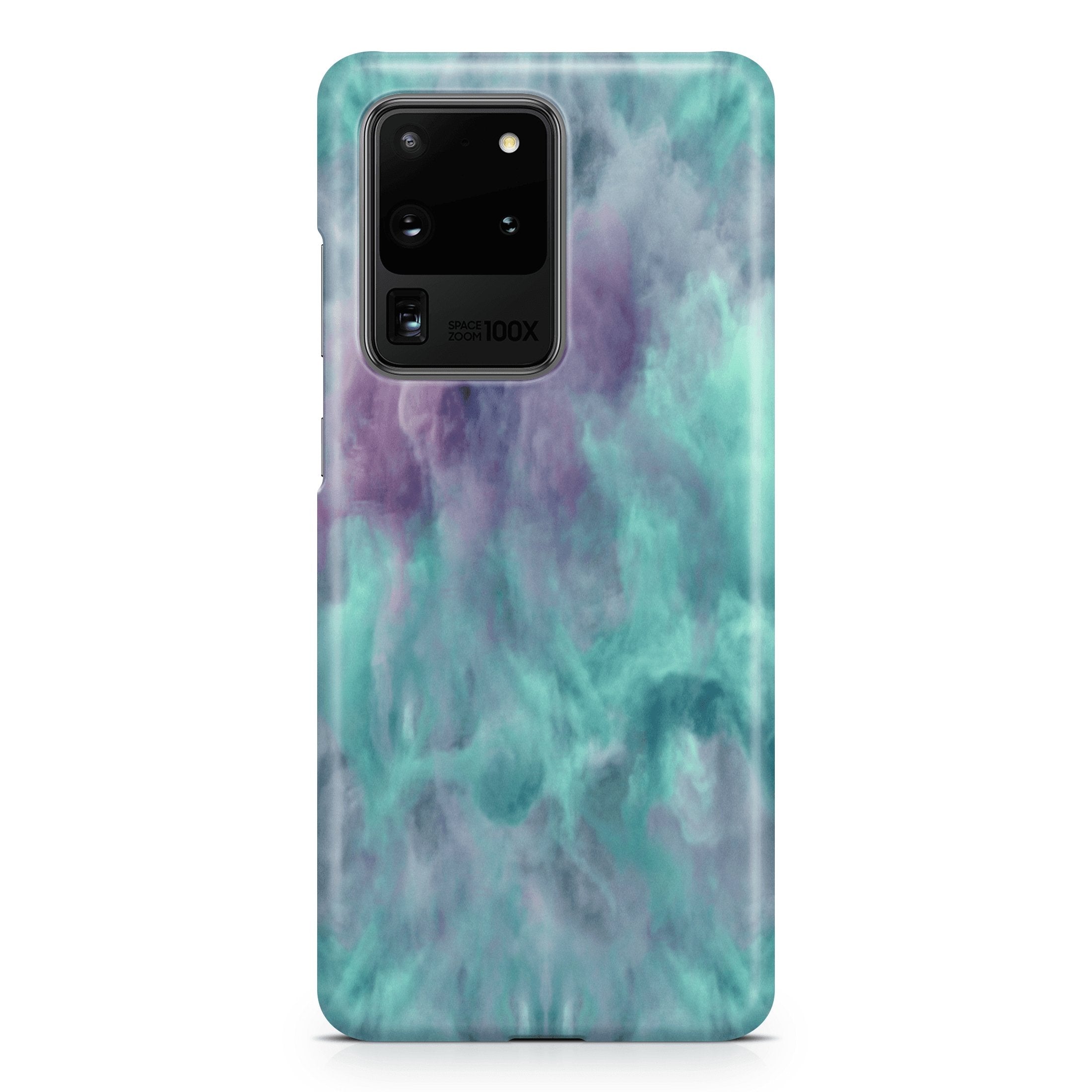 Turquoise Smoke Cloud - Samsung phone case designs by CaseSwagger