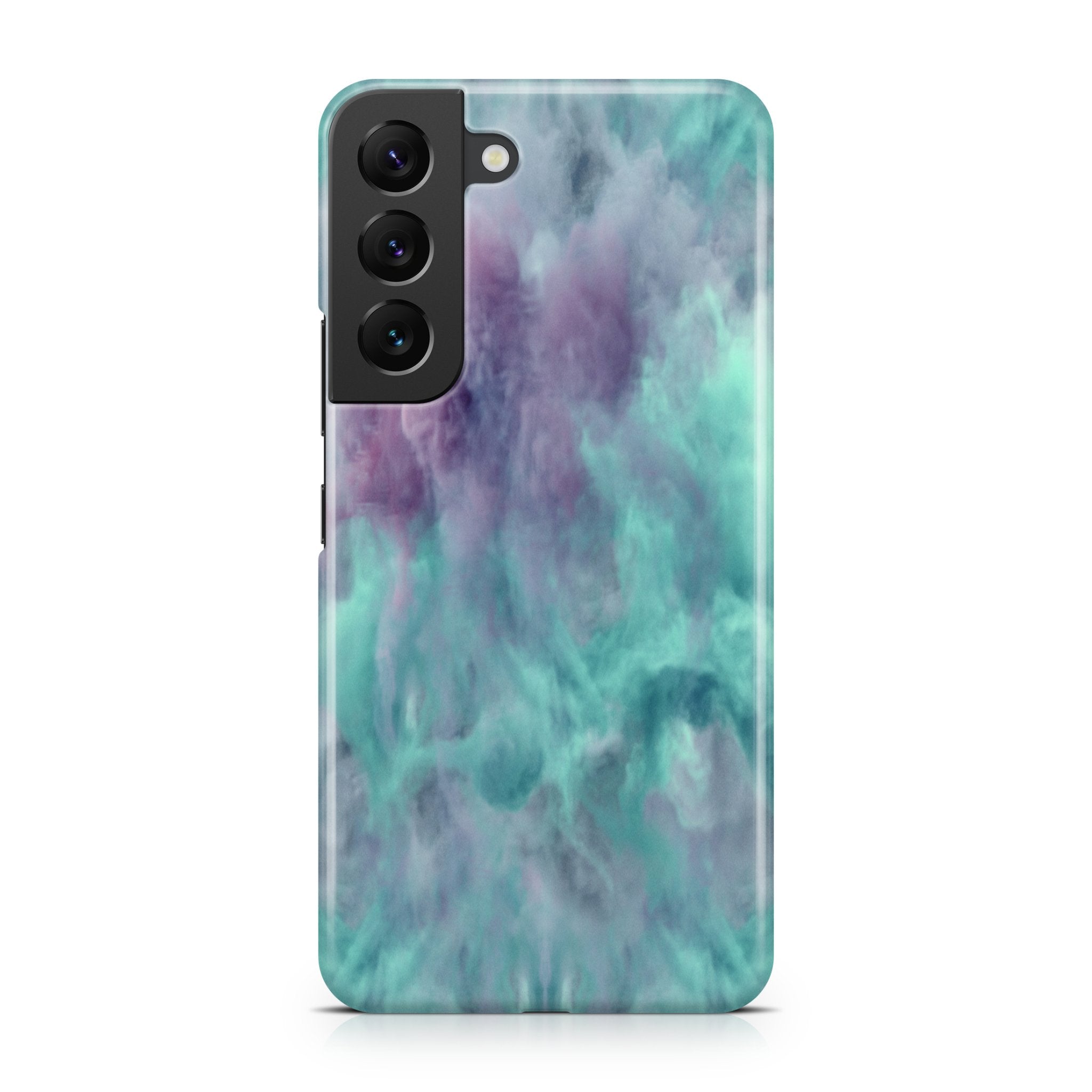 Turquoise Smoke Cloud - Samsung phone case designs by CaseSwagger