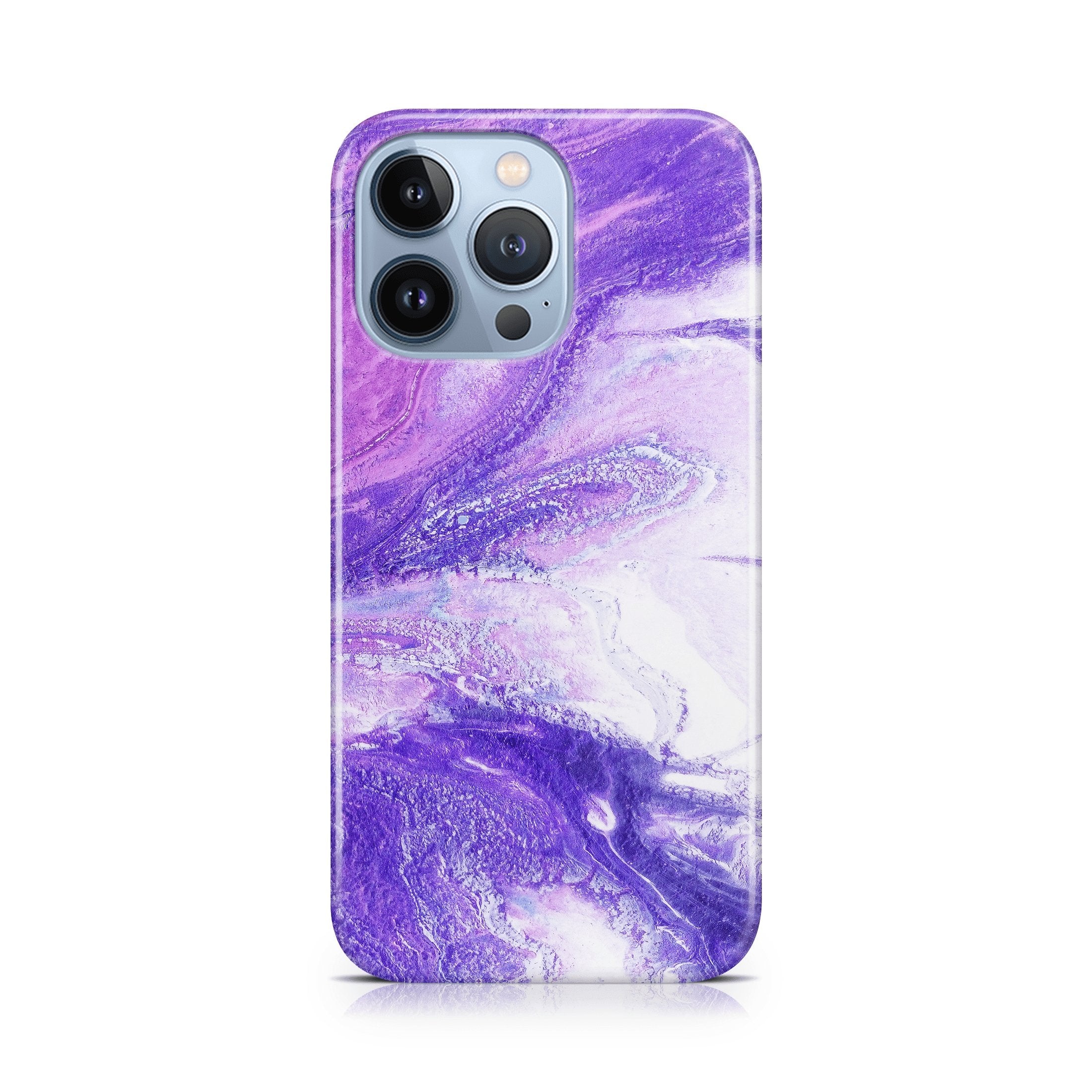 Ultra Violet Acrylic - iPhone phone case designs by CaseSwagger