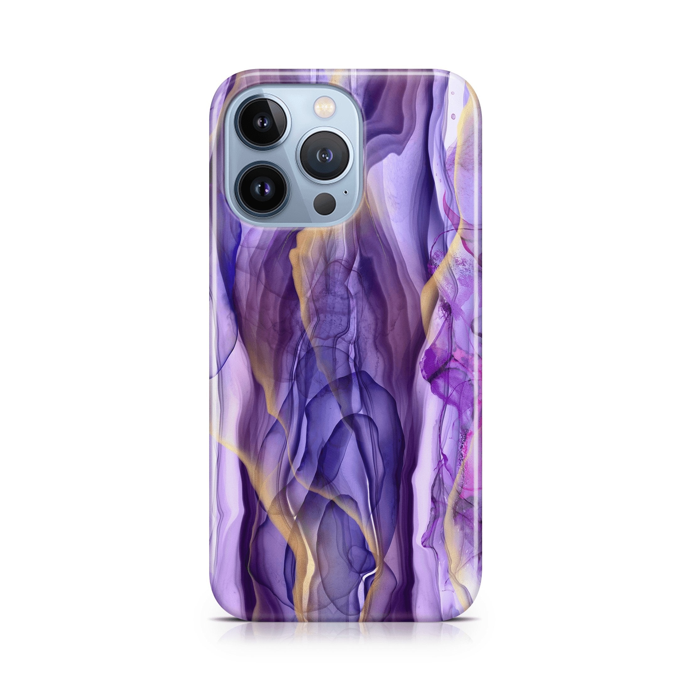 Violet Wisps - iPhone phone case designs by CaseSwagger