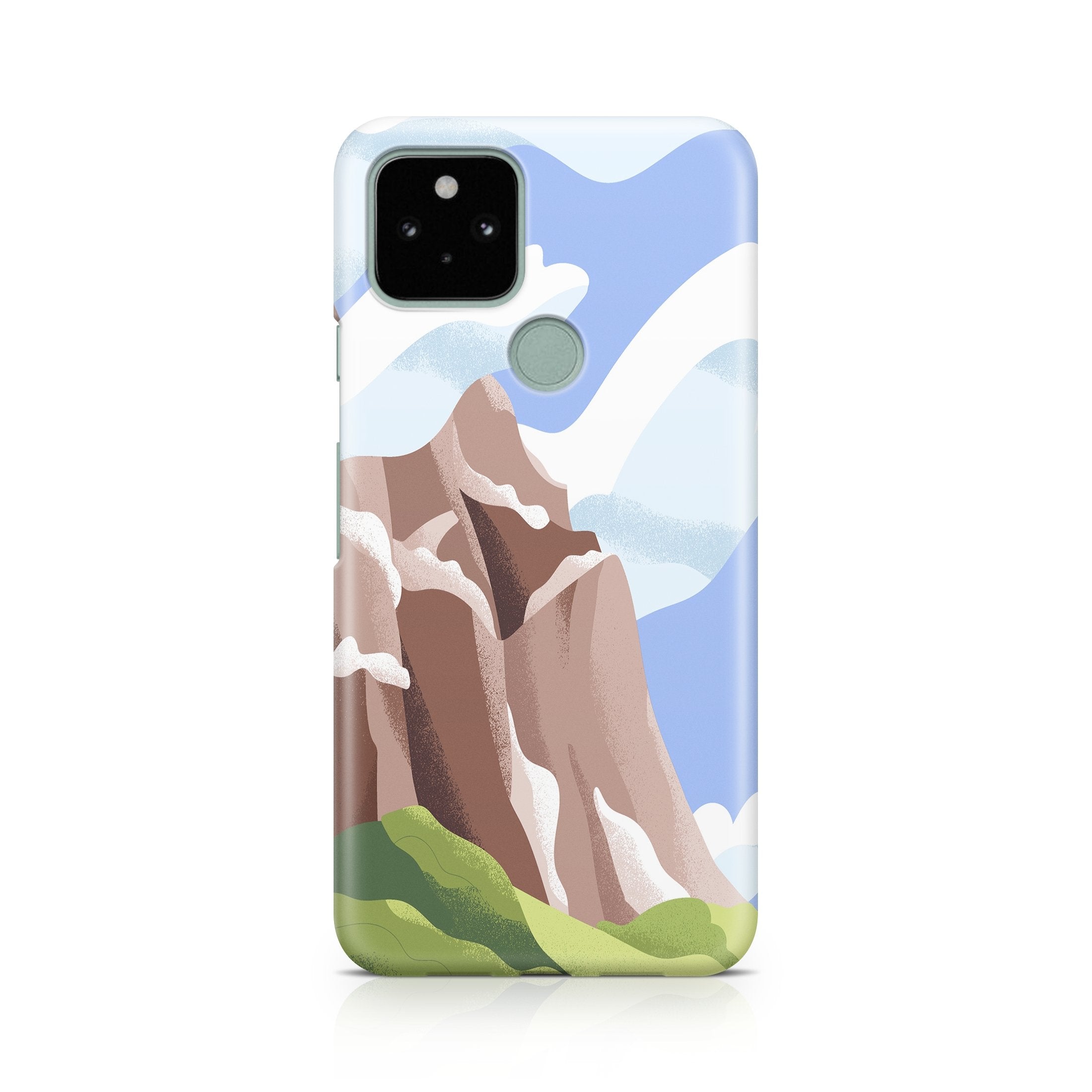 Watercolor Mountain - Google phone case designs by CaseSwagger