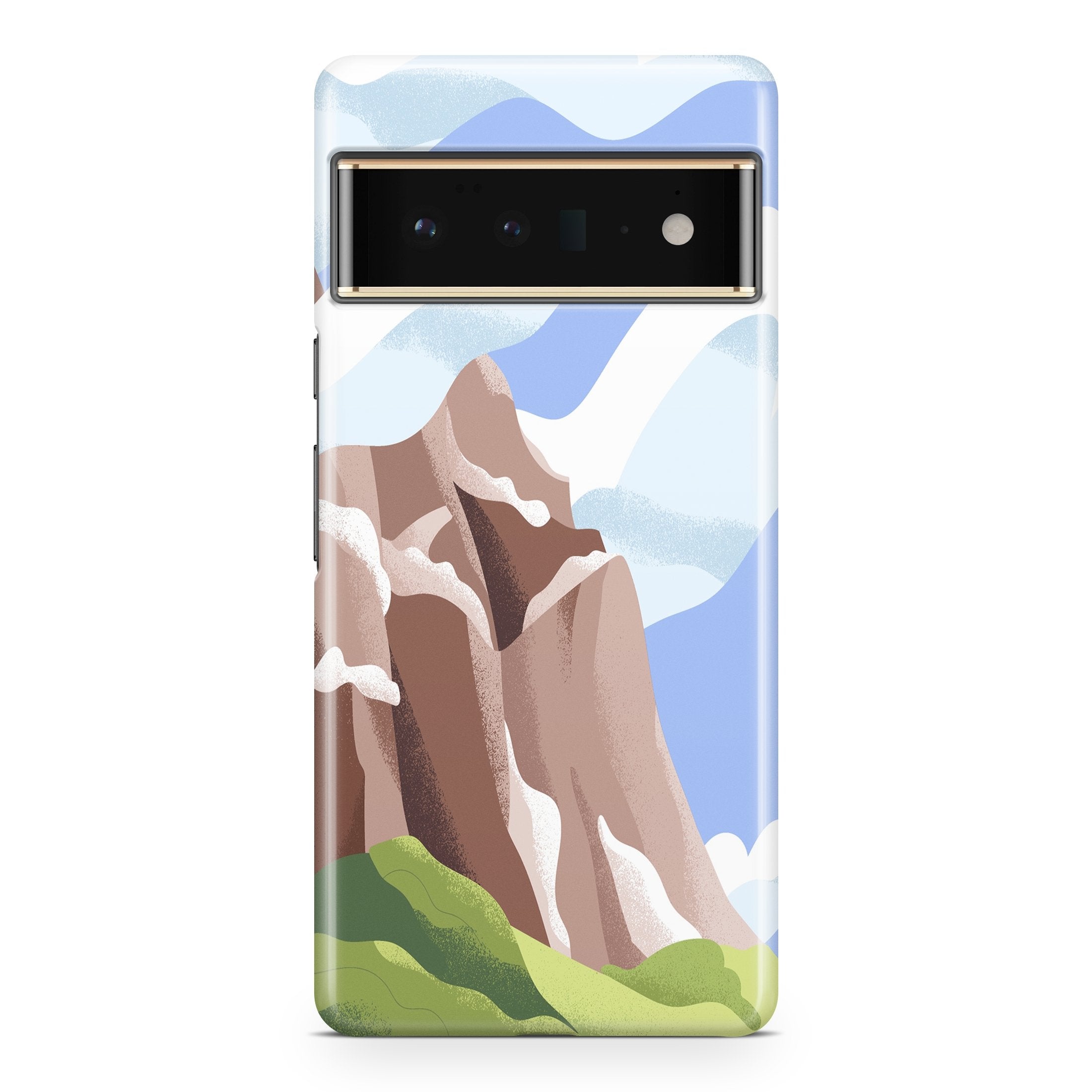 Watercolor Mountain - Google phone case designs by CaseSwagger