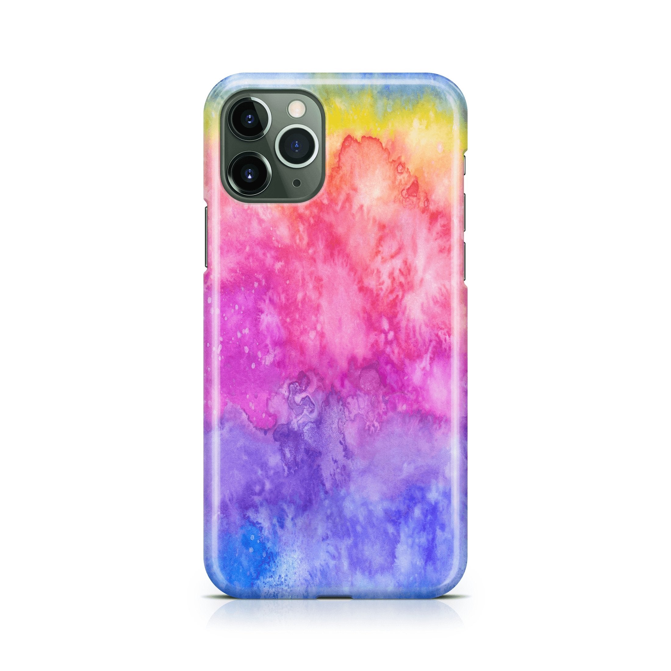 Watercolor Splash - iPhone phone case designs by CaseSwagger