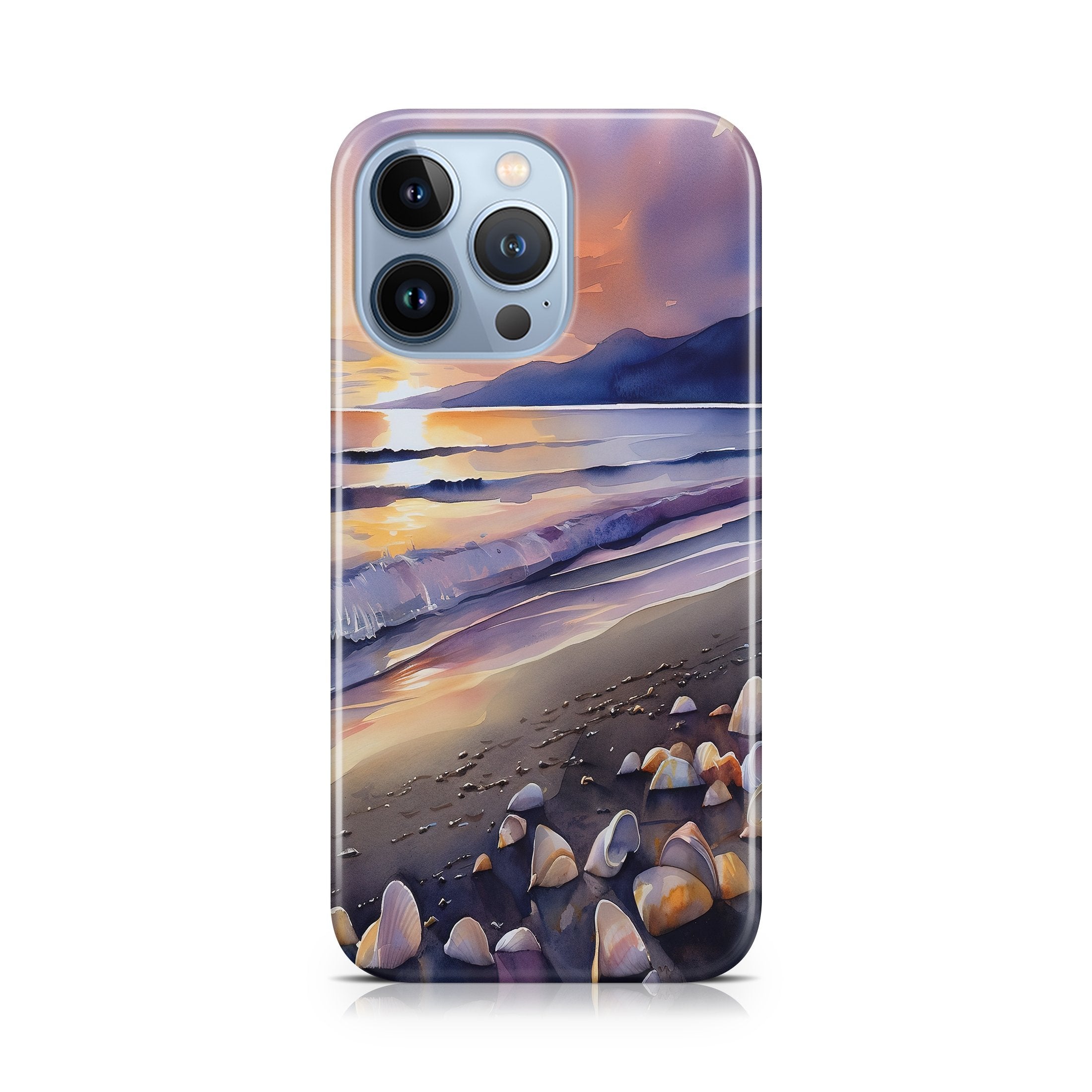 Watercolor Tides - iPhone phone case designs by CaseSwagger