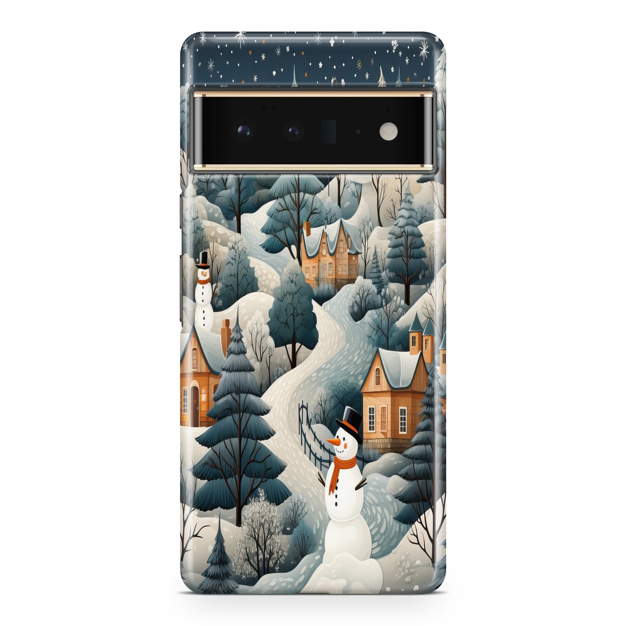 Winter Night - Google phone case designs by CaseSwagger