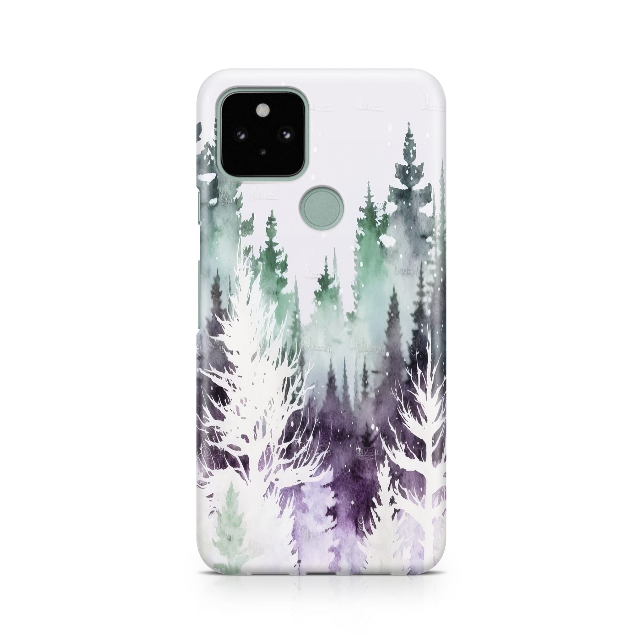 Winter Pines - Google phone case designs by CaseSwagger