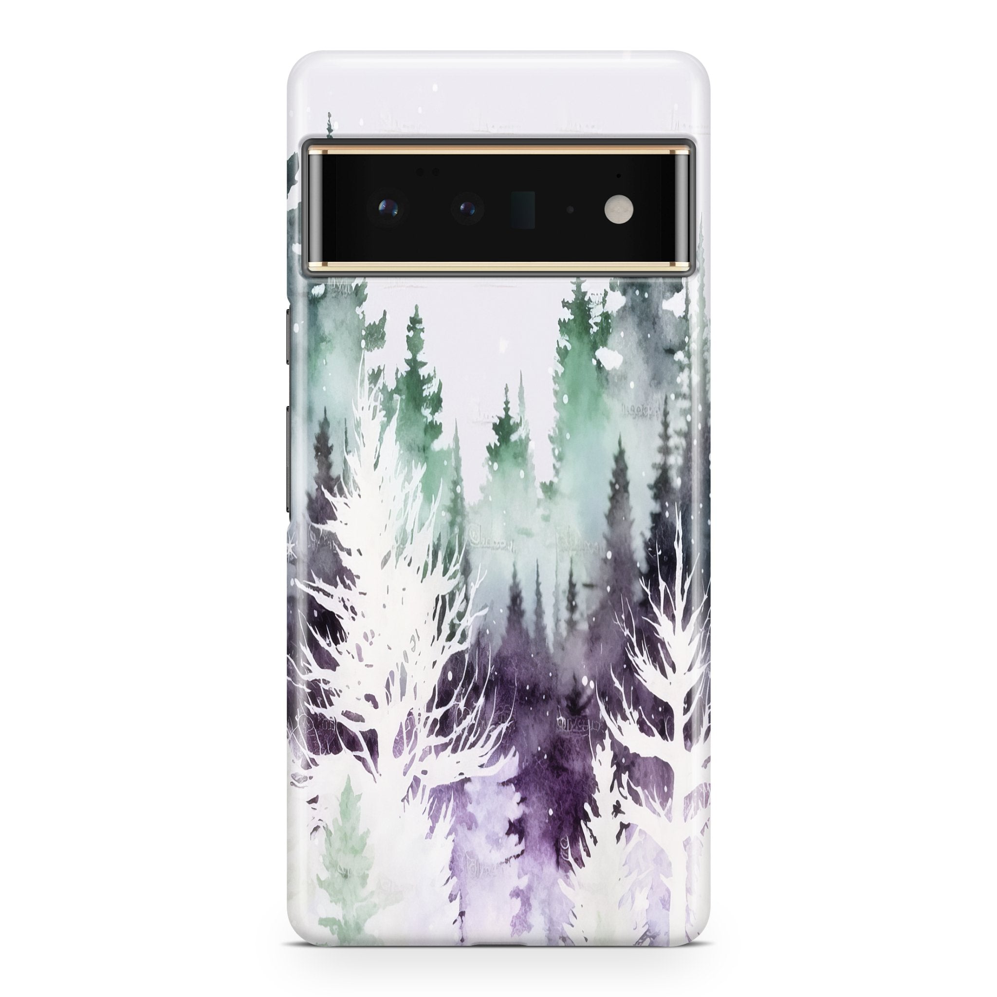 Winter Pines - Google phone case designs by CaseSwagger